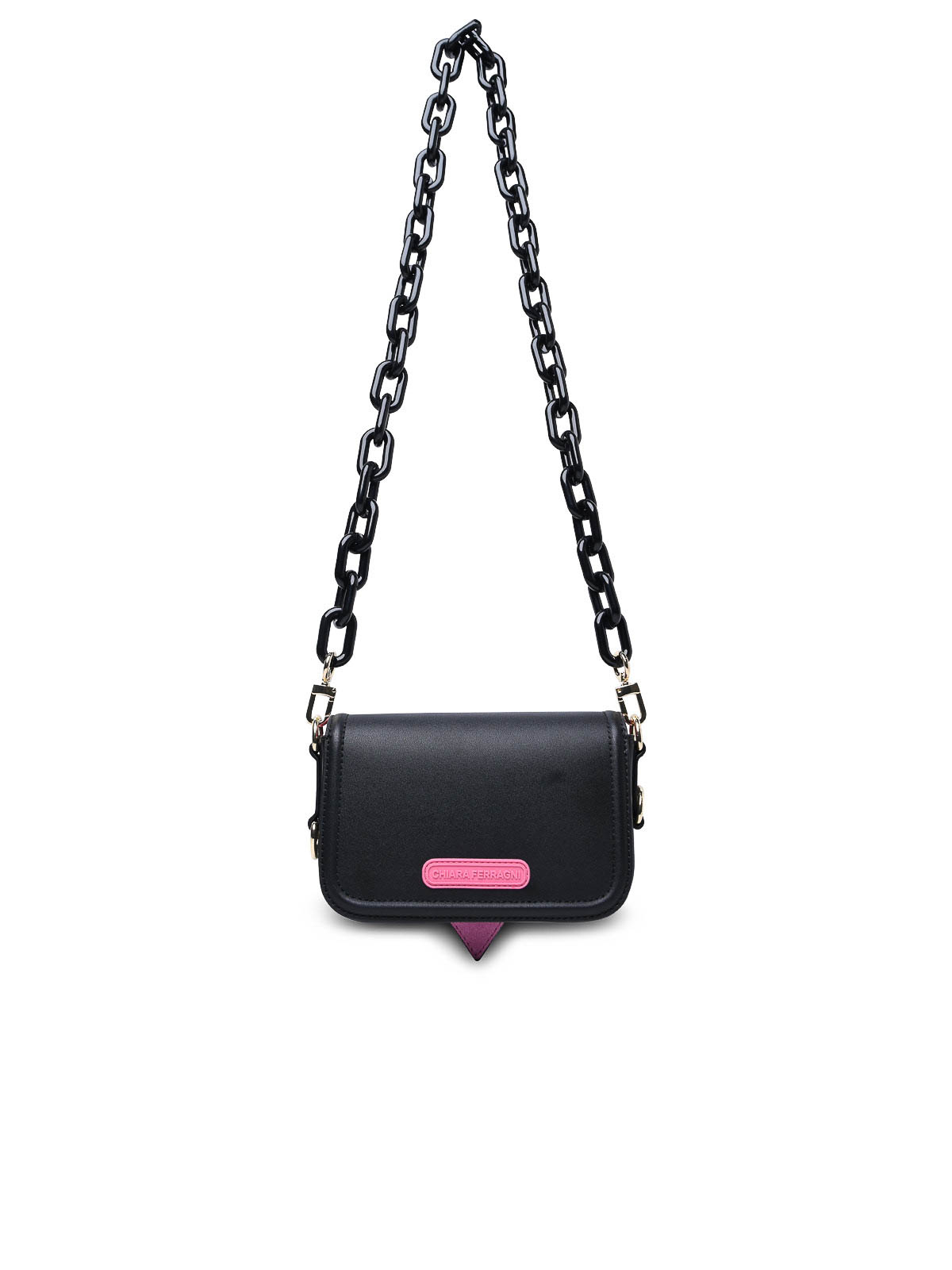 Shop Chiara Ferragni Small  Black Polyester Bag