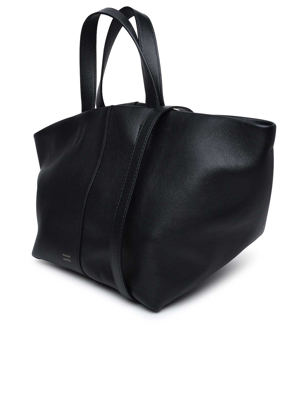Shop Mansur Gavriel Tulipano  Bag In Black