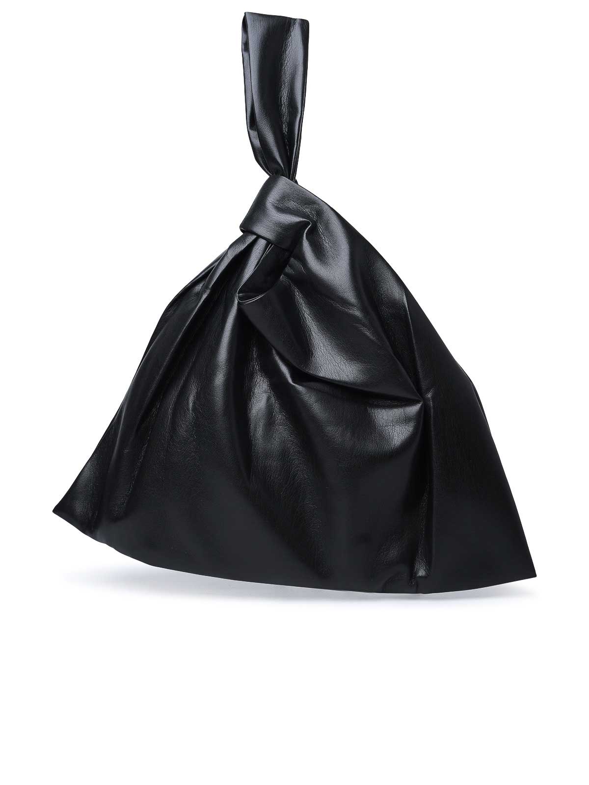 Shop Nanushka Large  Black Vegan Leather Bag