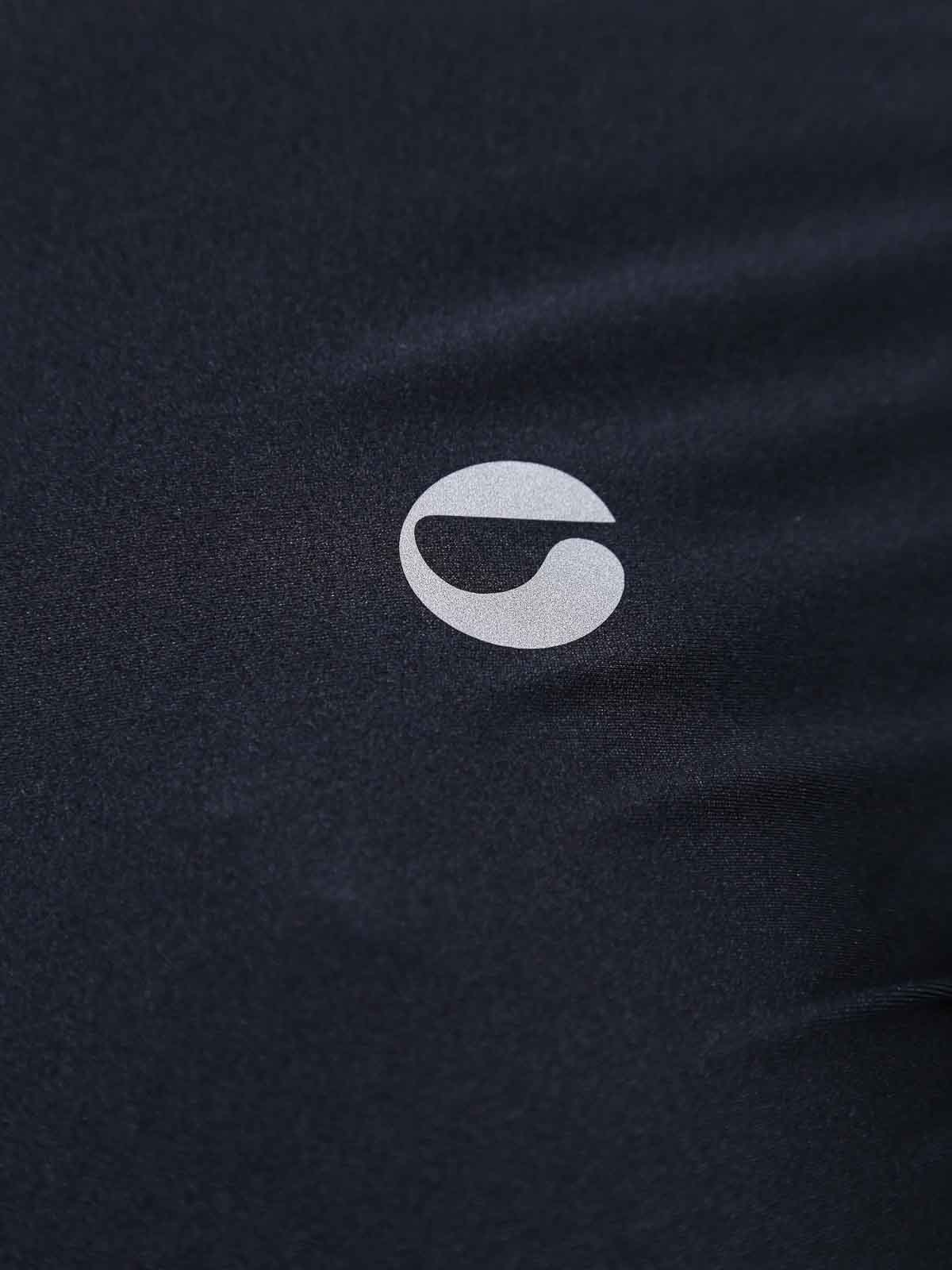 Shop Coperni Stretch Jersey Dress With Logo Print In Black