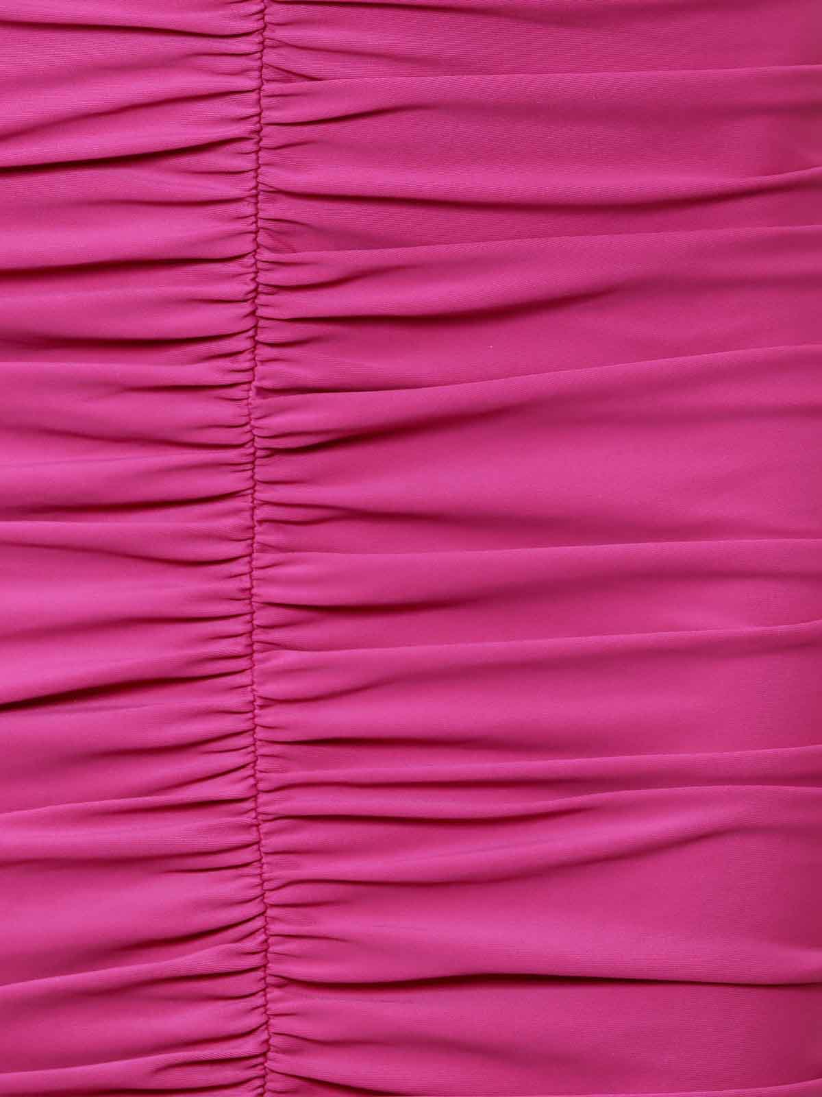 Shop Rotate Birger Christensen Recycled Nylon Dress In Purple