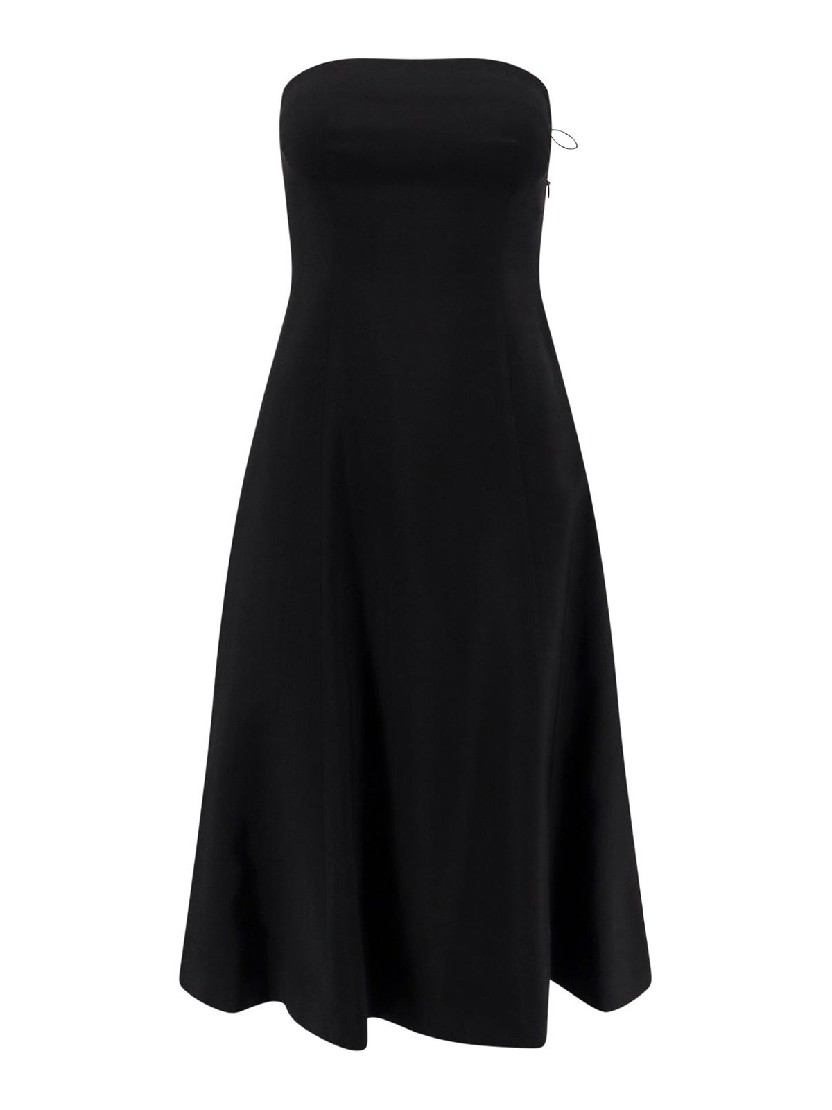 Shop Semicouture Viscose Dress In Black