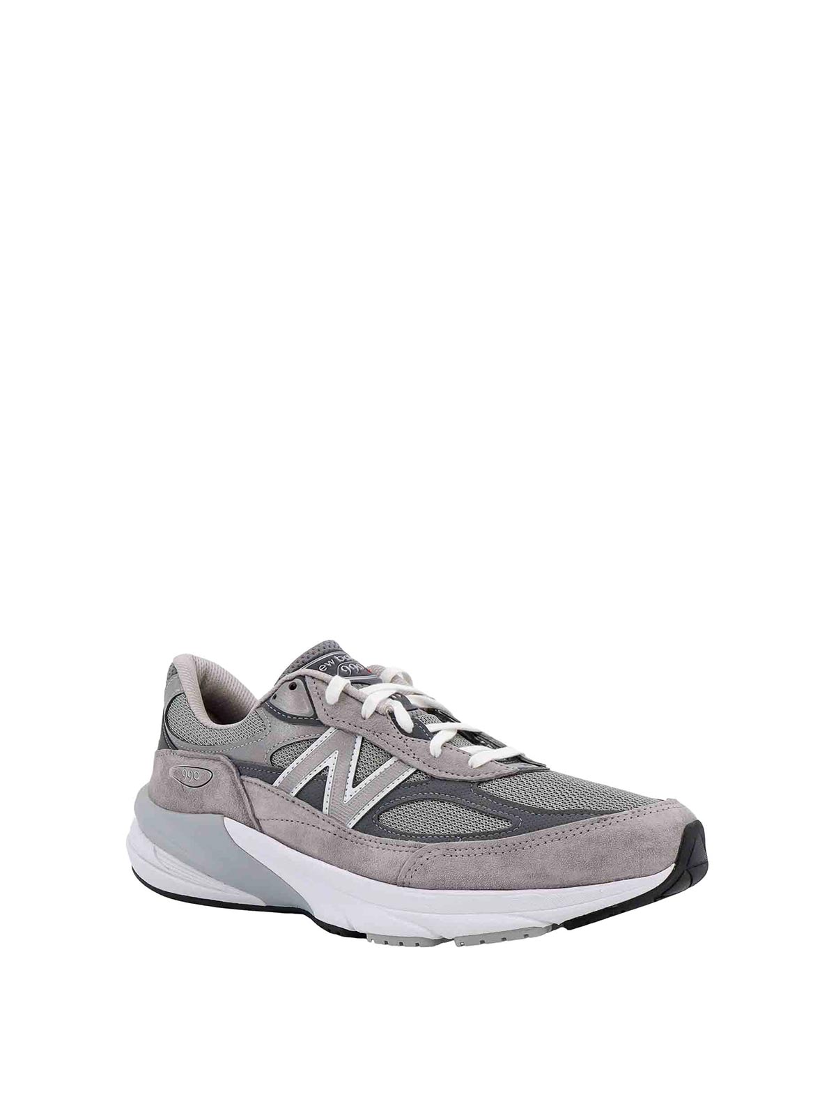 Shop New Balance Fabric And Suede Sneakers In Grey