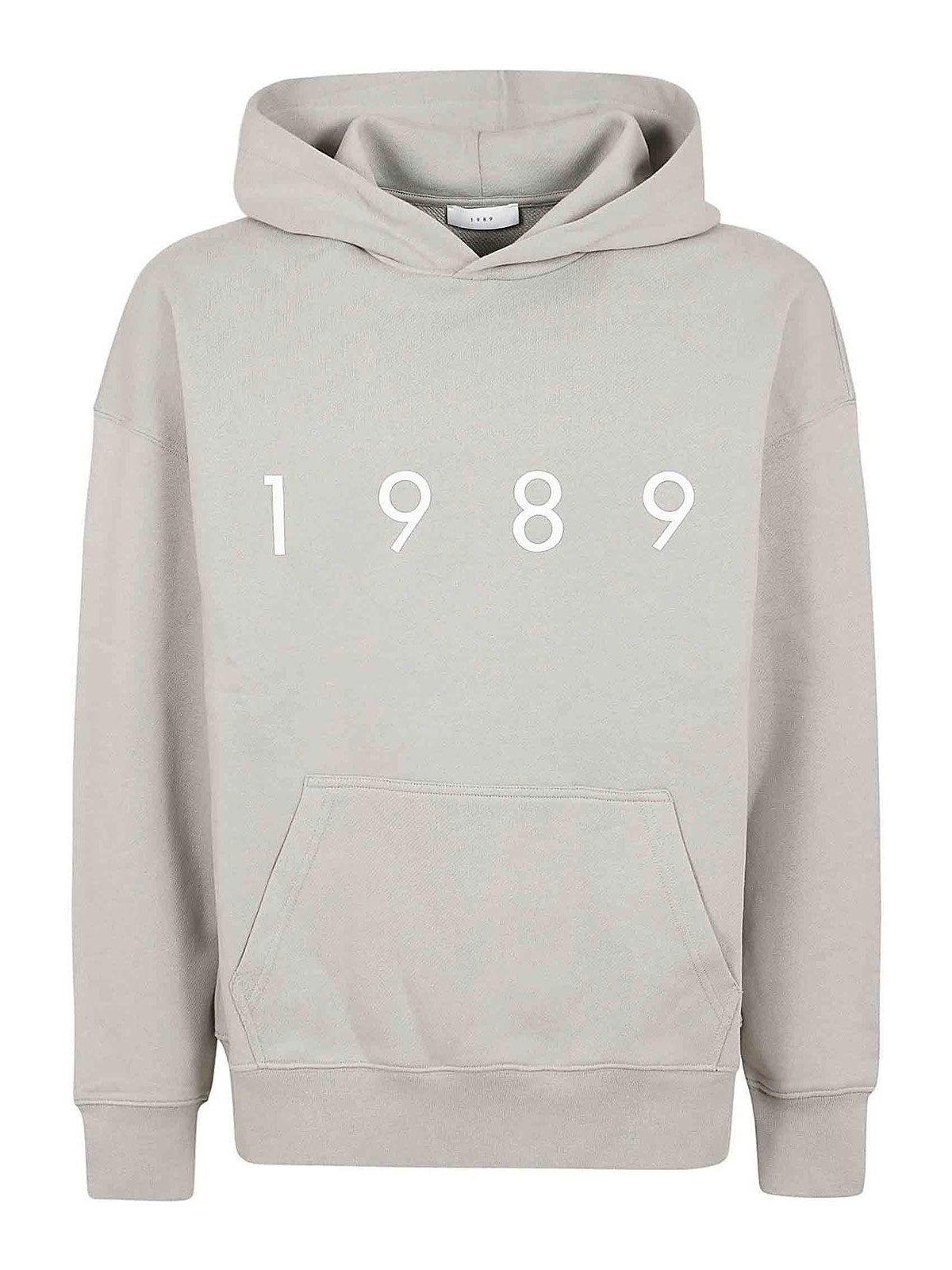 Shop 1989 Logo Hoodie In Grey