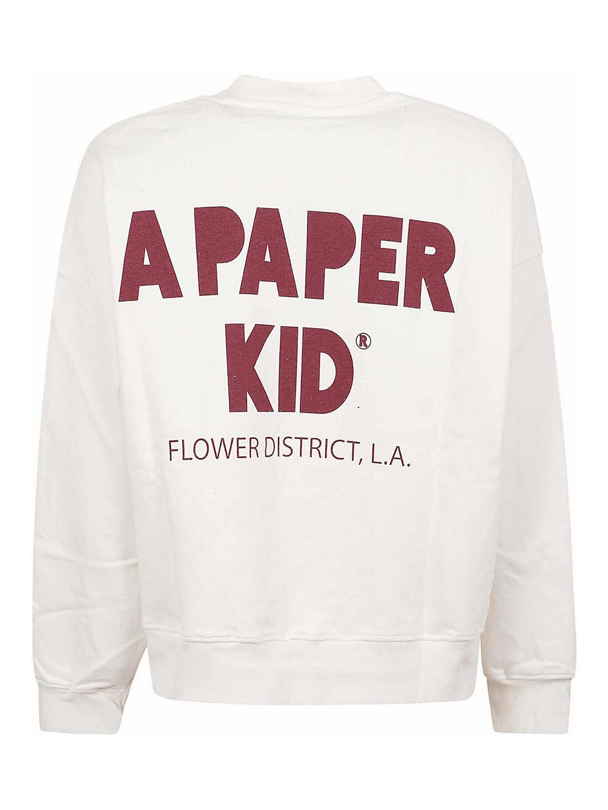 Shop A Paper Kid Sweatshirt Unisex In Cream