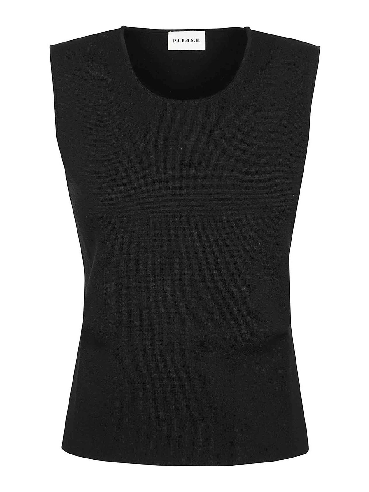 P.a.r.o.s.h Sleeveless Top In Black