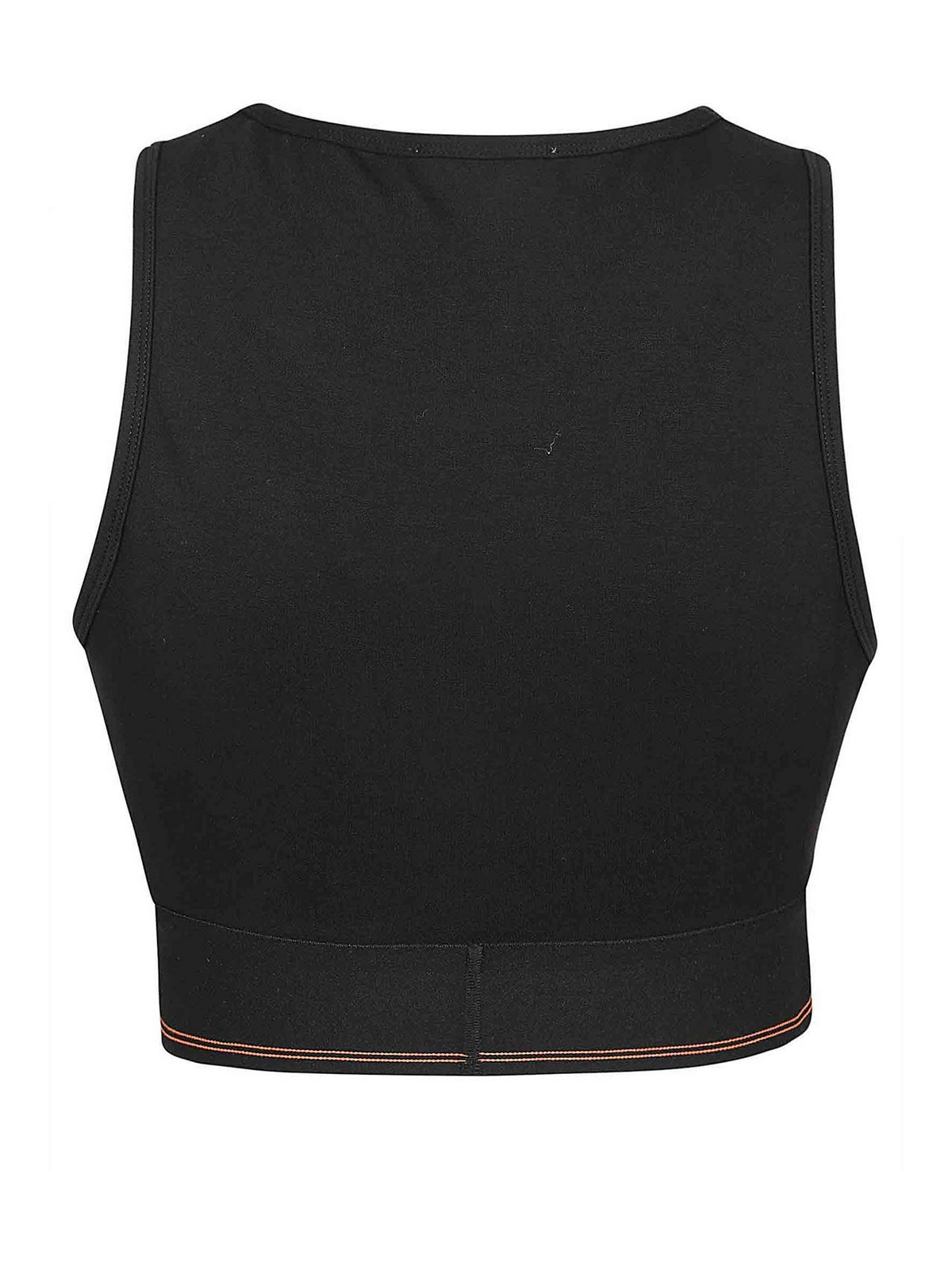 Shop Rabanne Top In Black