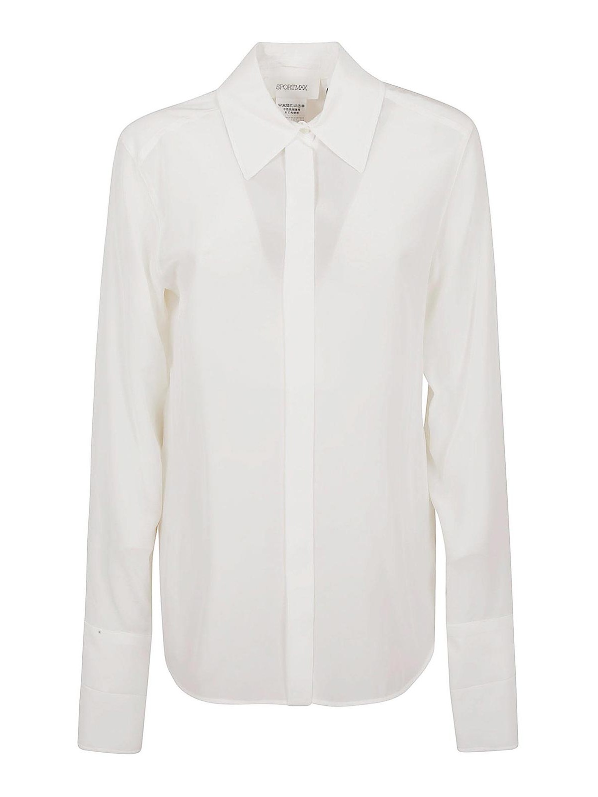 Shop Sportmax Lelia Shirt In White