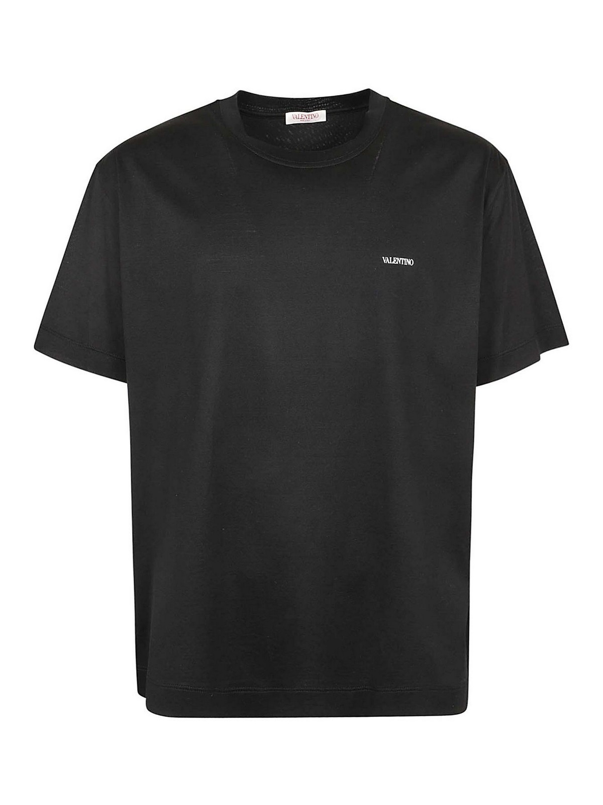 Shop Valentino Camiseta - Negro In Black