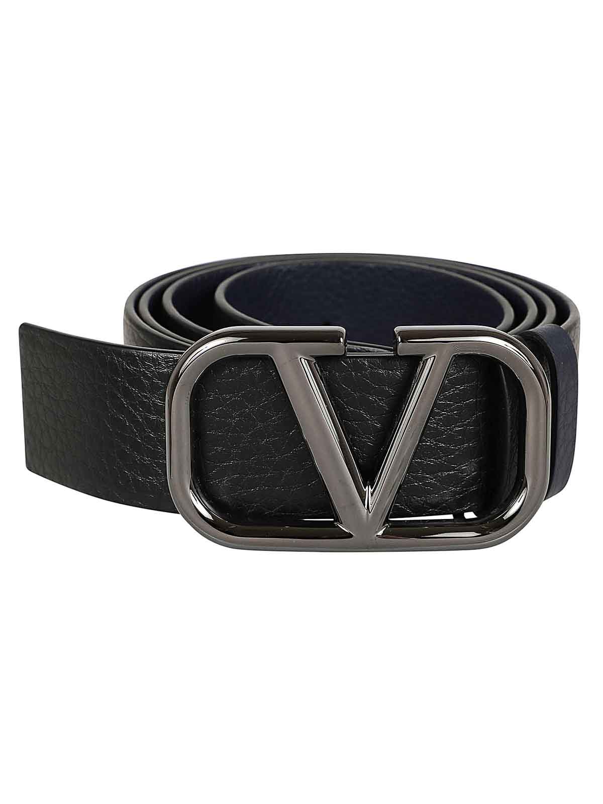 Shop Valentino Cinturón - Azul Oscuro In Dark Blue