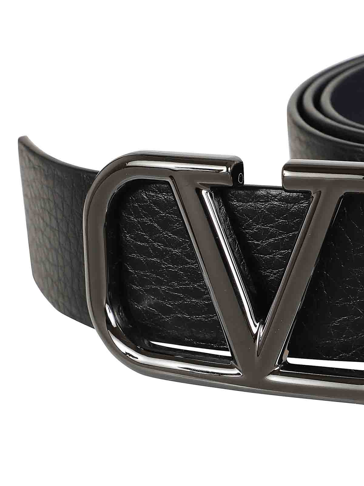 Shop Valentino Cinturón - Azul Oscuro In Dark Blue
