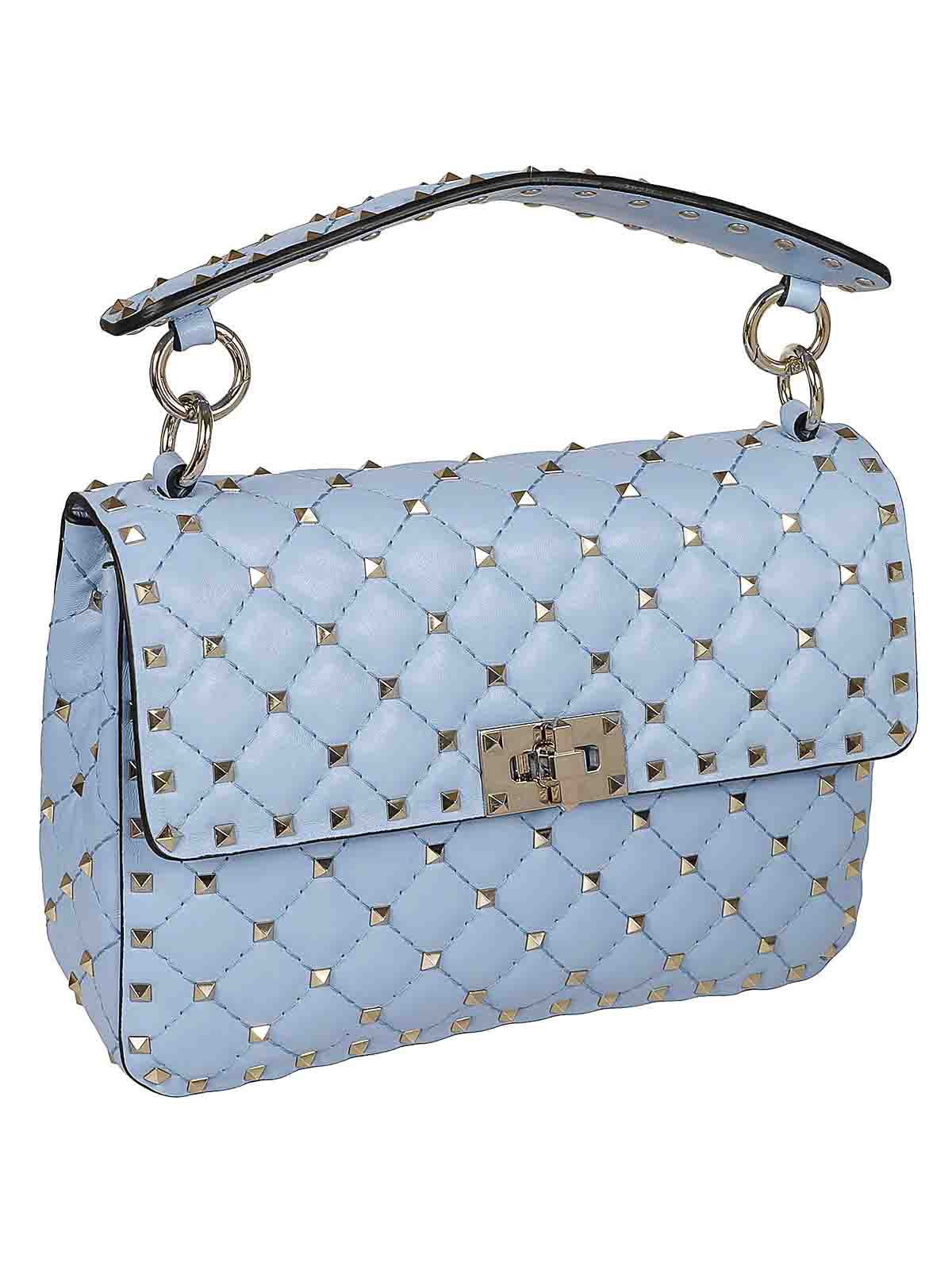 Shop Valentino Medium Shoulder Bag In Blue