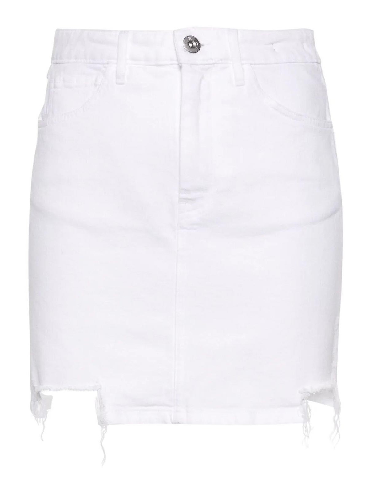 Shop 3x1 Celine Mini Skirt In Blanco