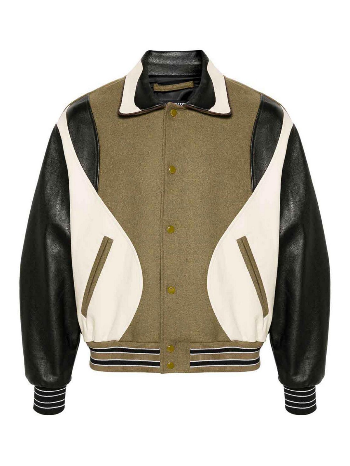Shop Andersson Bell Chaqueta Casual - Robyn Varsity In Verde Oscuro