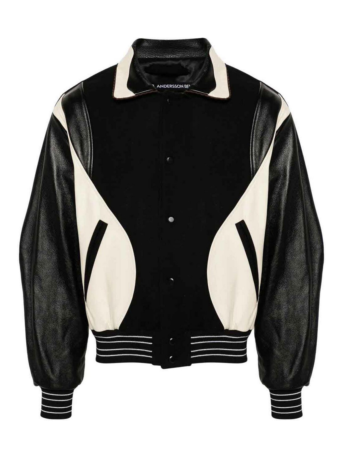 Shop Andersson Bell Chaqueta Casual - Robyn Varsity In Negro
