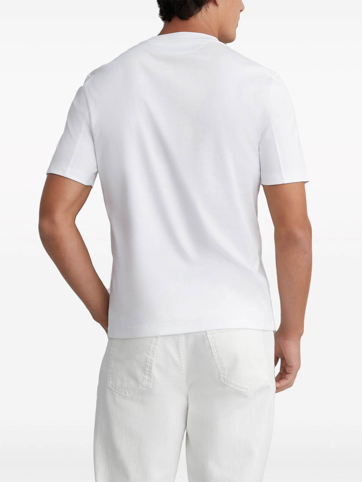 Shop Brunello Cucinelli Crew-neck T-shirt In Blanco