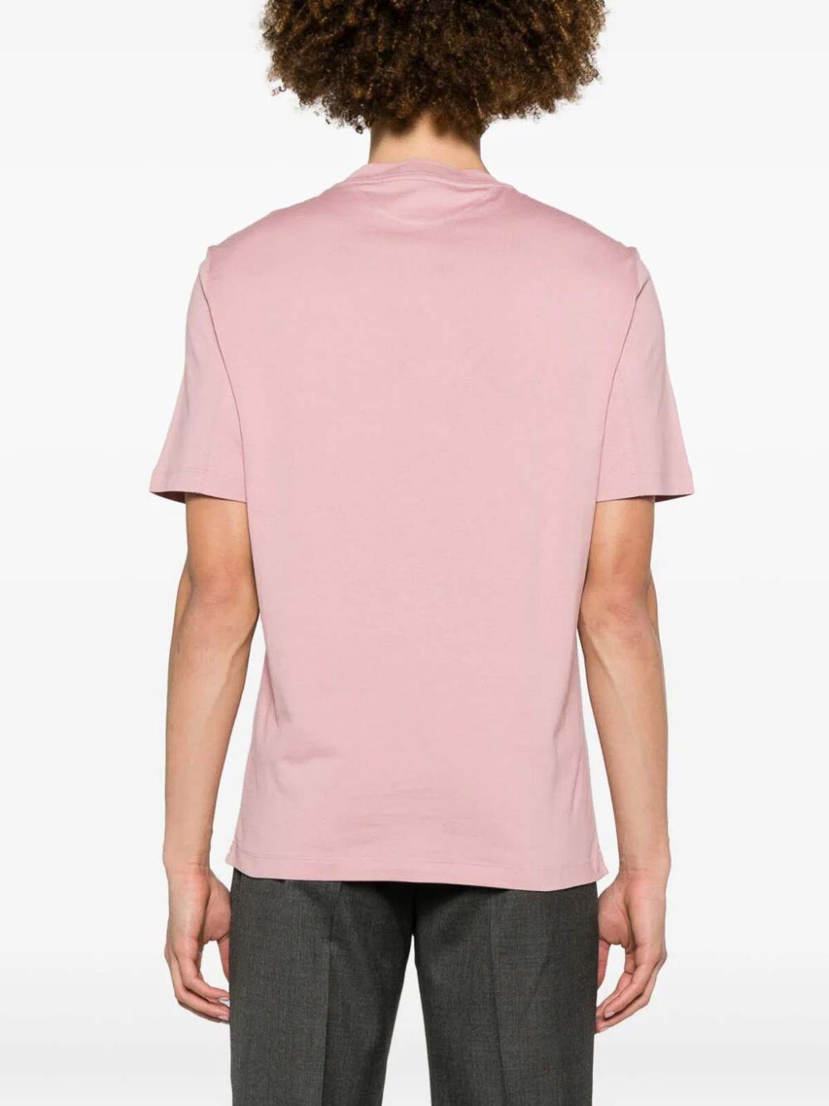 Shop Brunello Cucinelli Camiseta - Rosado