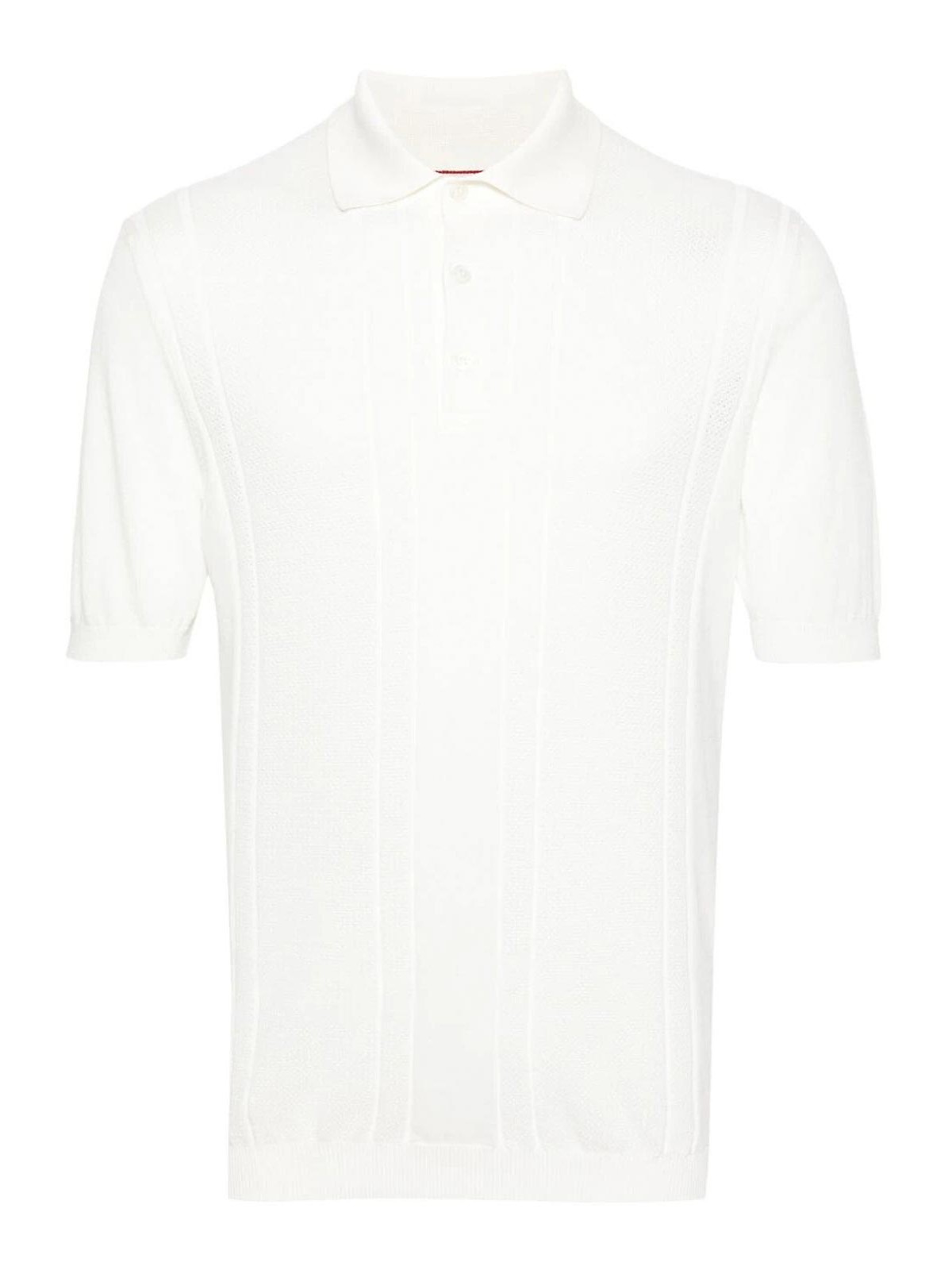 Brunello Cucinelli Polo Shirt In Blanco