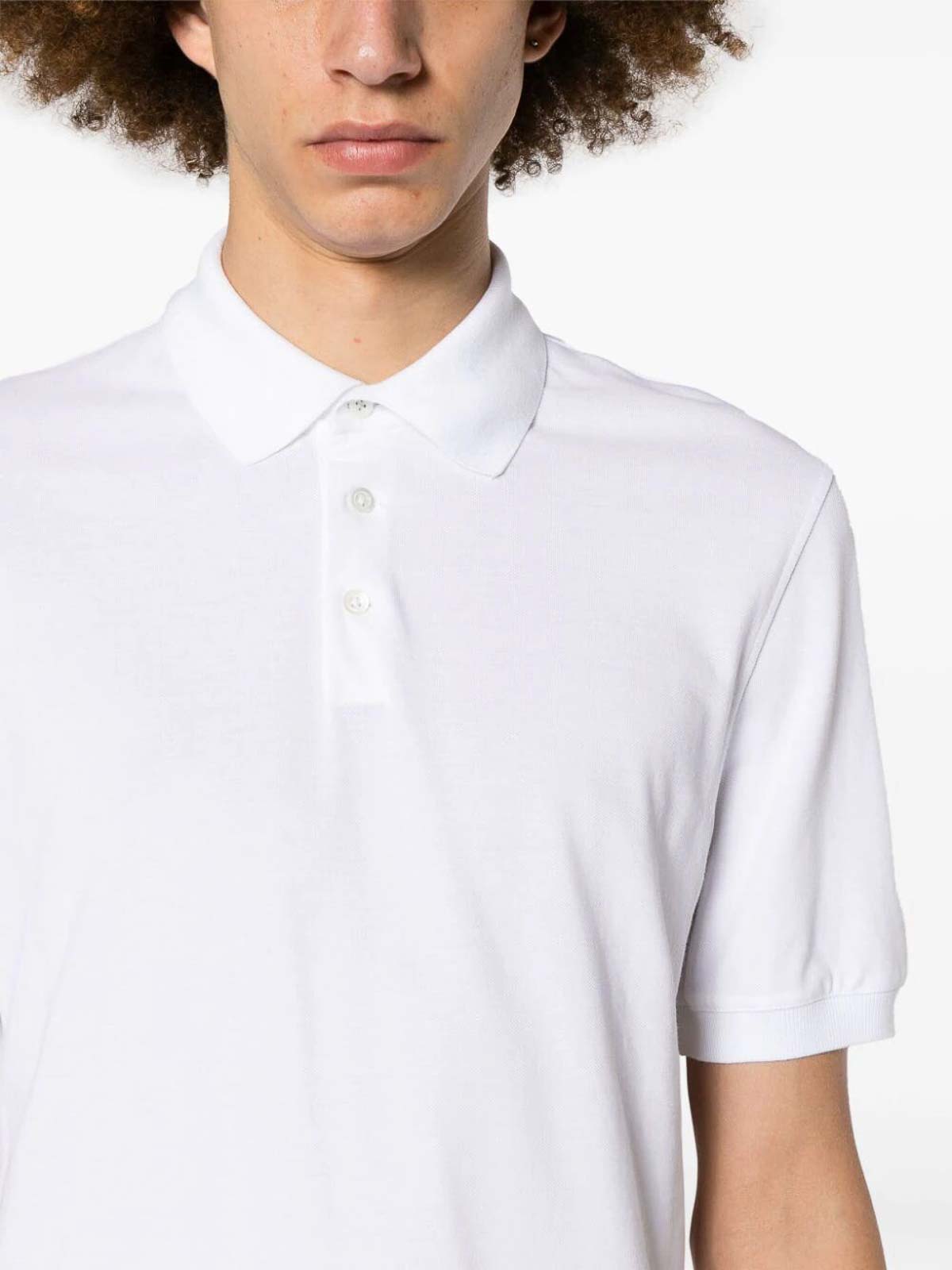 Shop Brunello Cucinelli Polo Shirt In Blanco