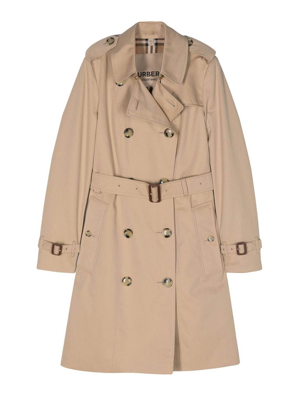 Shop Burberry Chelsea Trench Coat In Beis