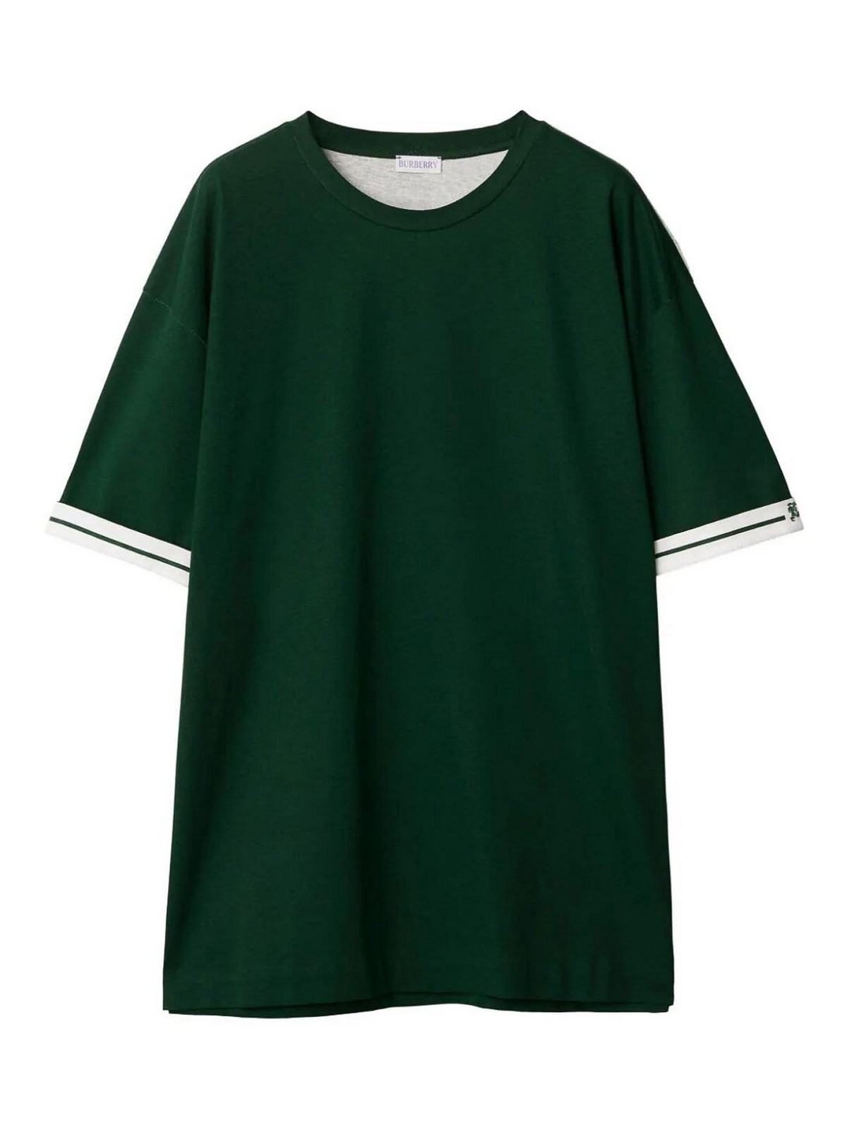 Burberry Camiseta - Verde Oscuro