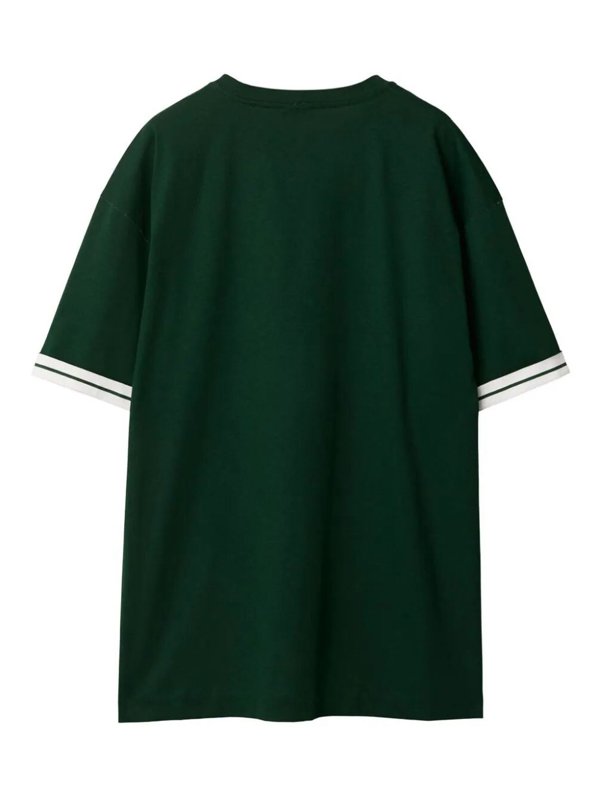 Shop Burberry T-shirt In Verde Oscuro