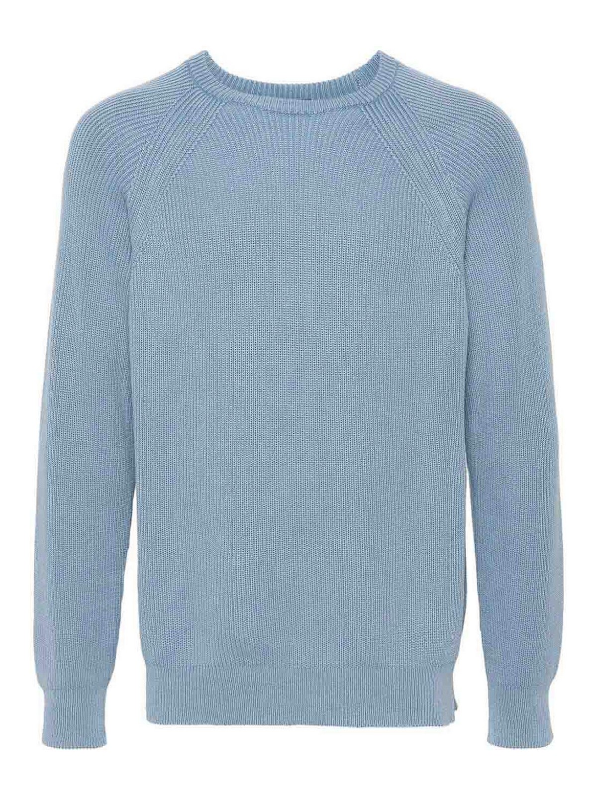 Shop Drumohr Crew-neck Sweater In Azul Claro