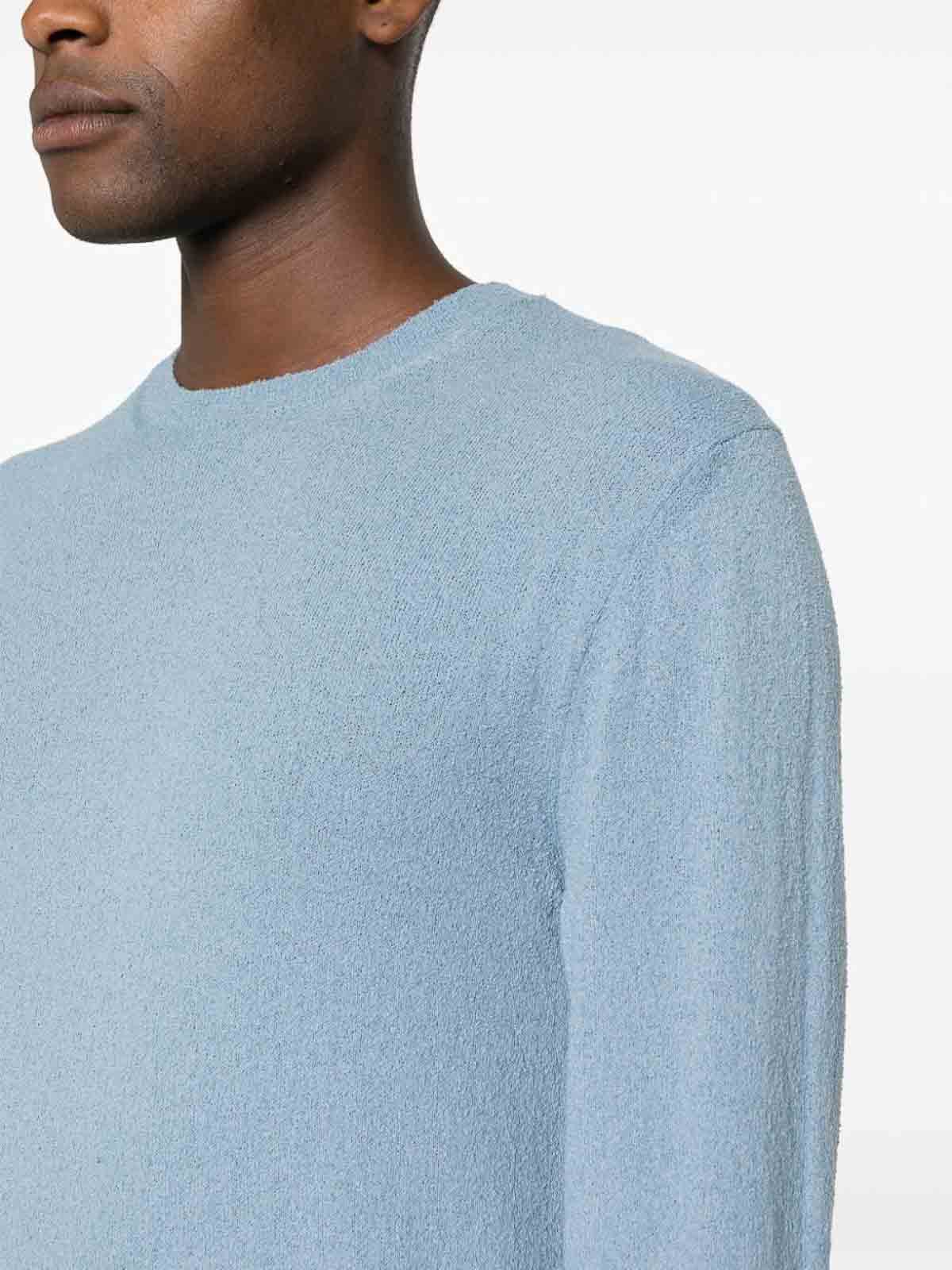 Shop Drumohr Crew-neck Sweater In Azul Claro