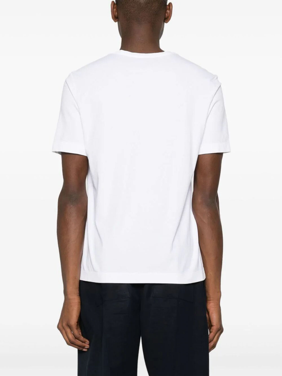 Shop Drumohr Print T-shirt In White