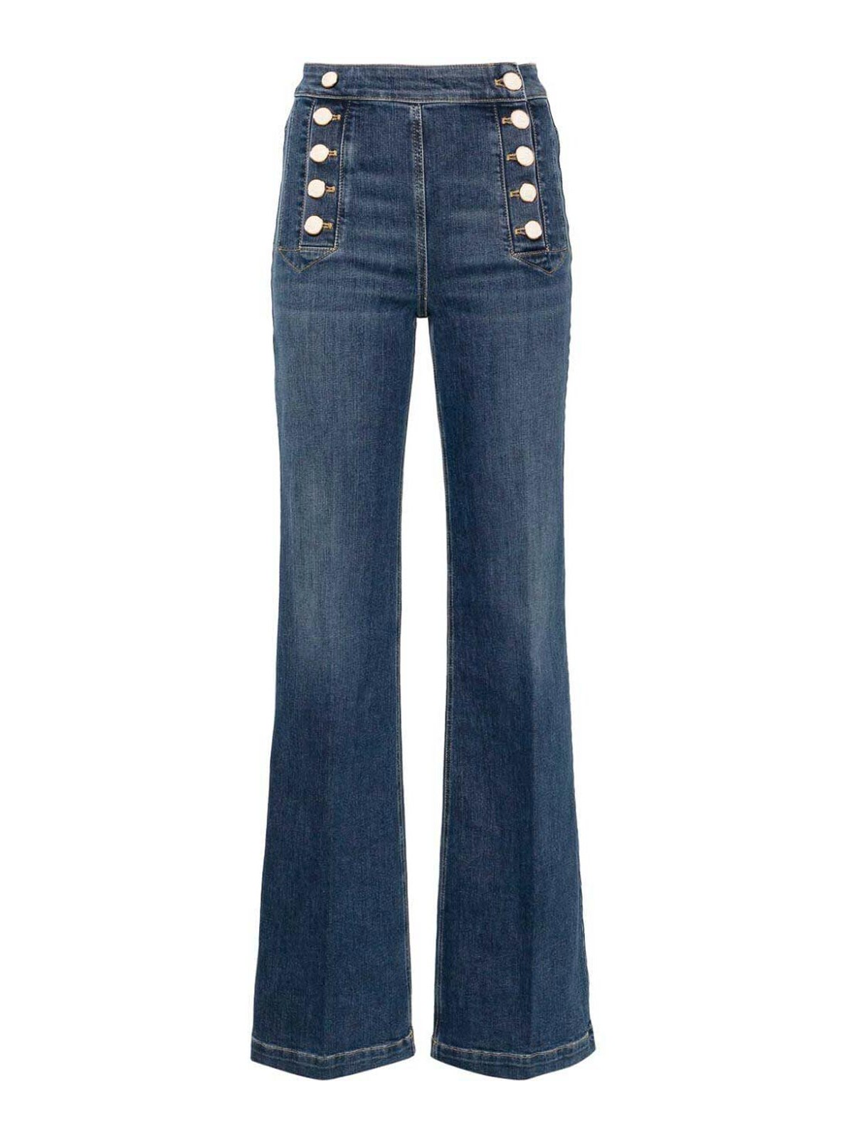 Shop Elisabetta Franchi Jeans In Azul
