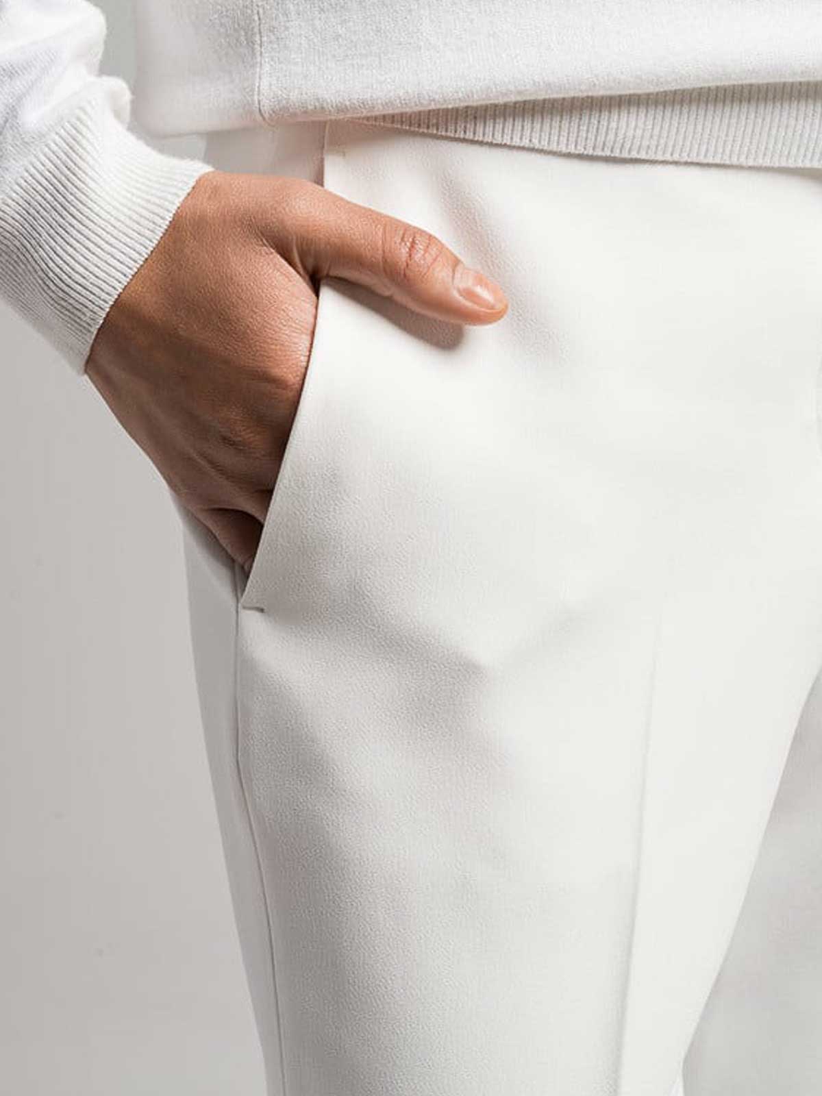 Ermanno Scervino Pants - White - Women | D446P300ILM14800