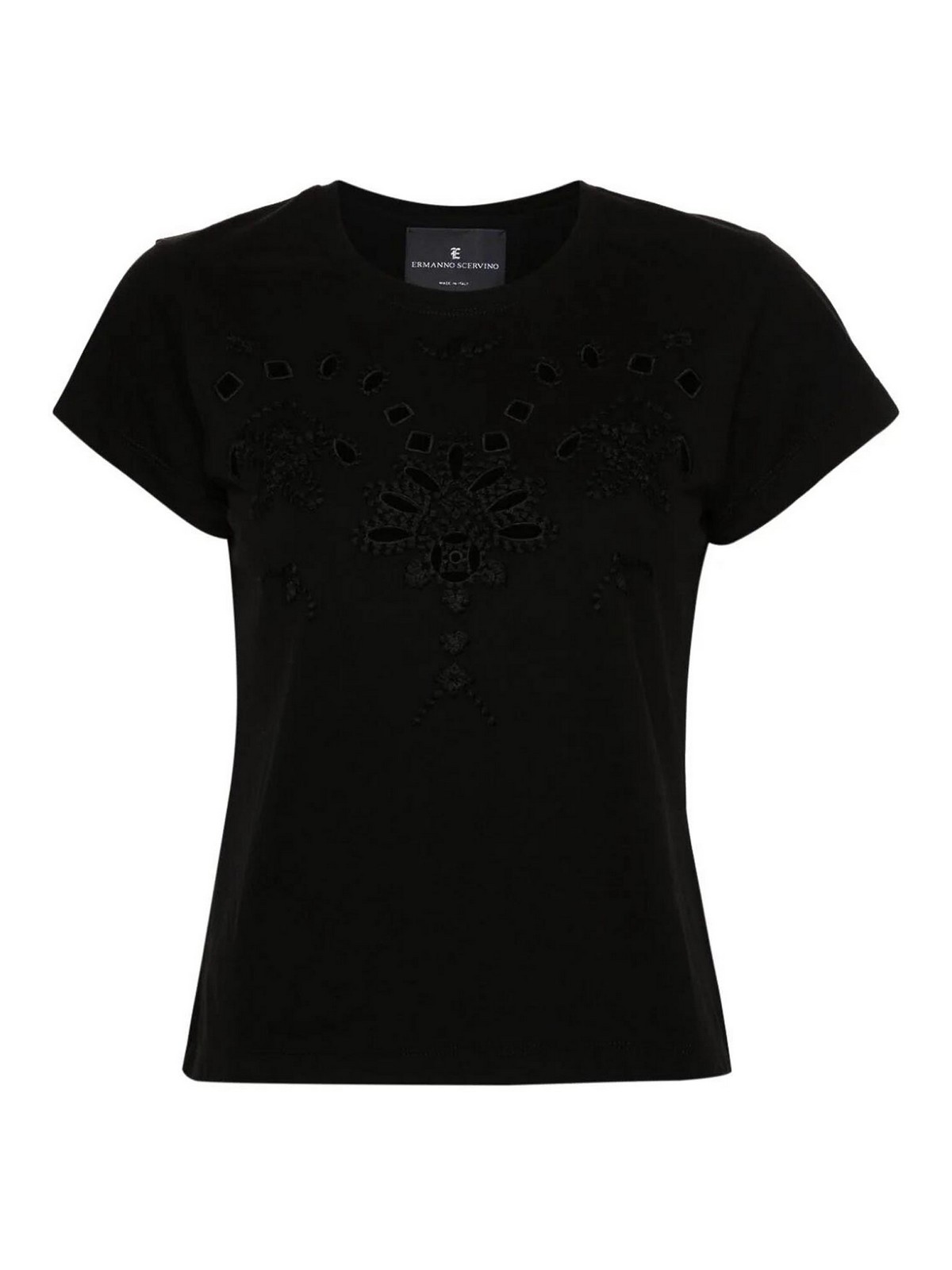 Shop Ermanno Scervino Camiseta - Negro