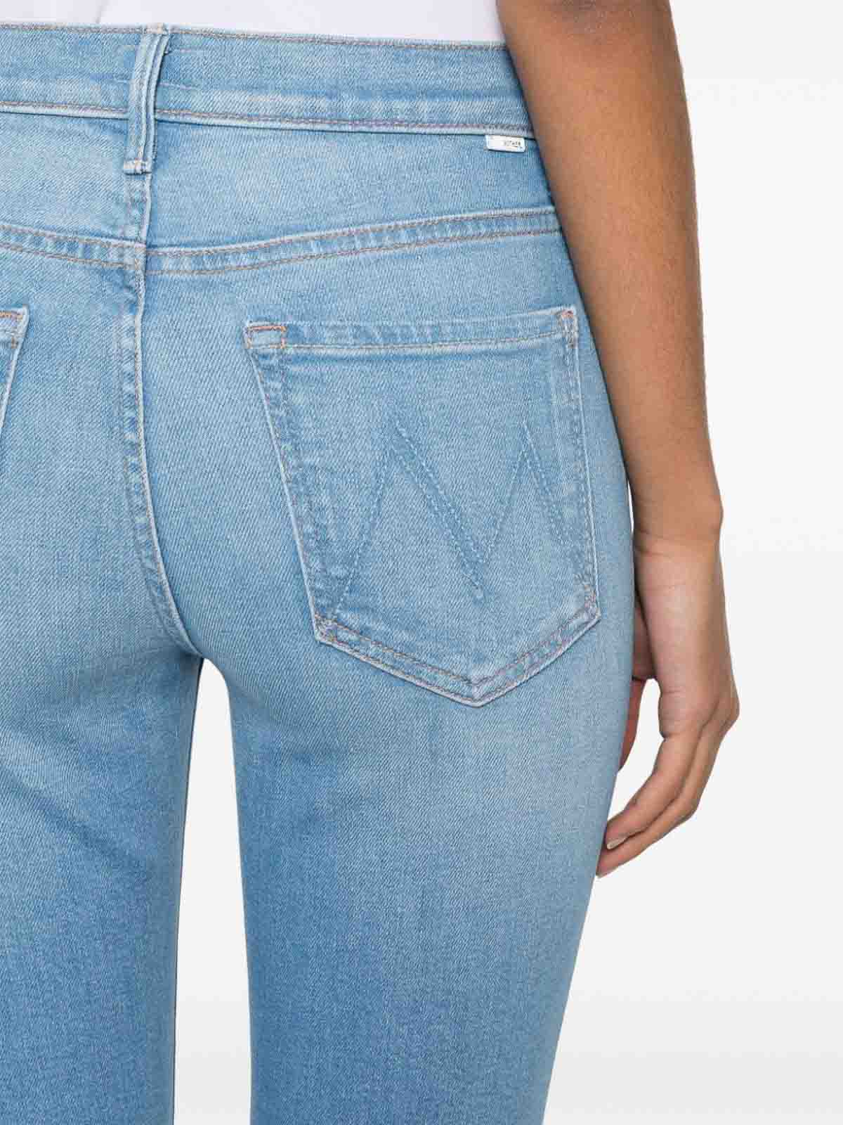 Shop Mother The Outsider Jeans In Azul