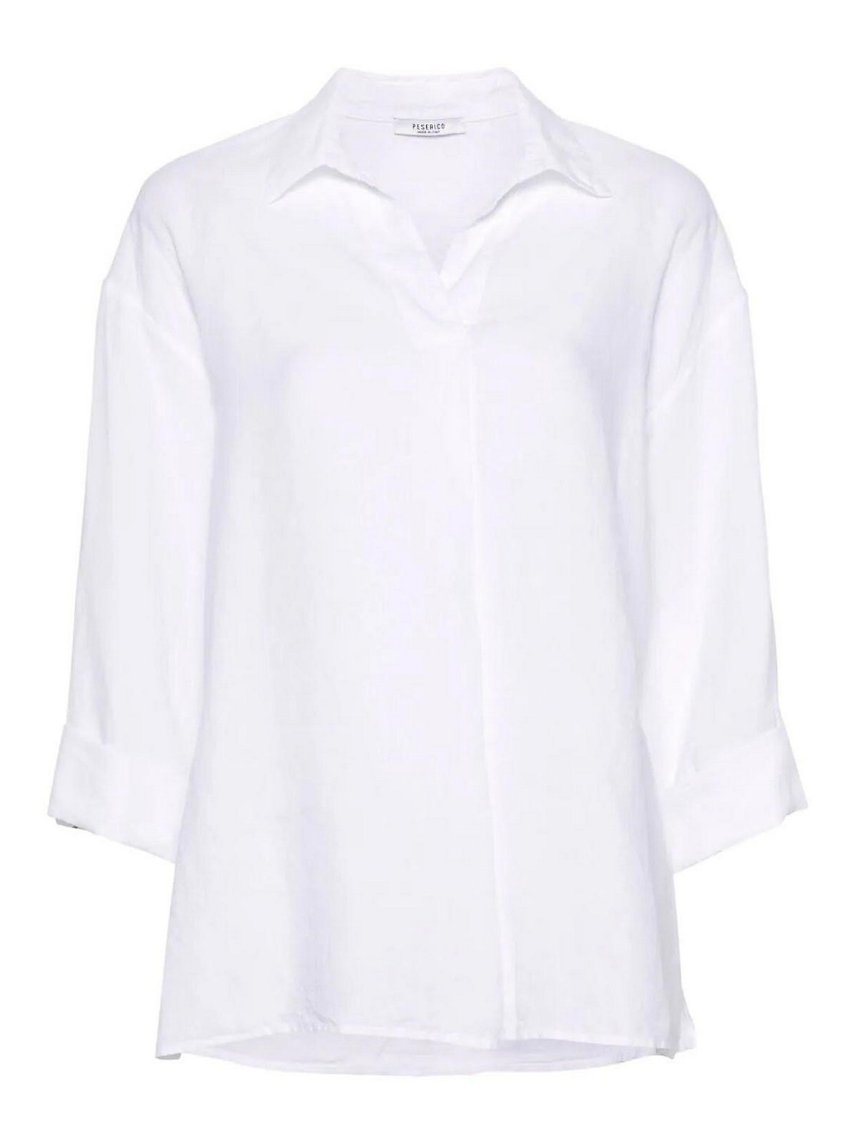 Shop Peserico Shirt In Blanco