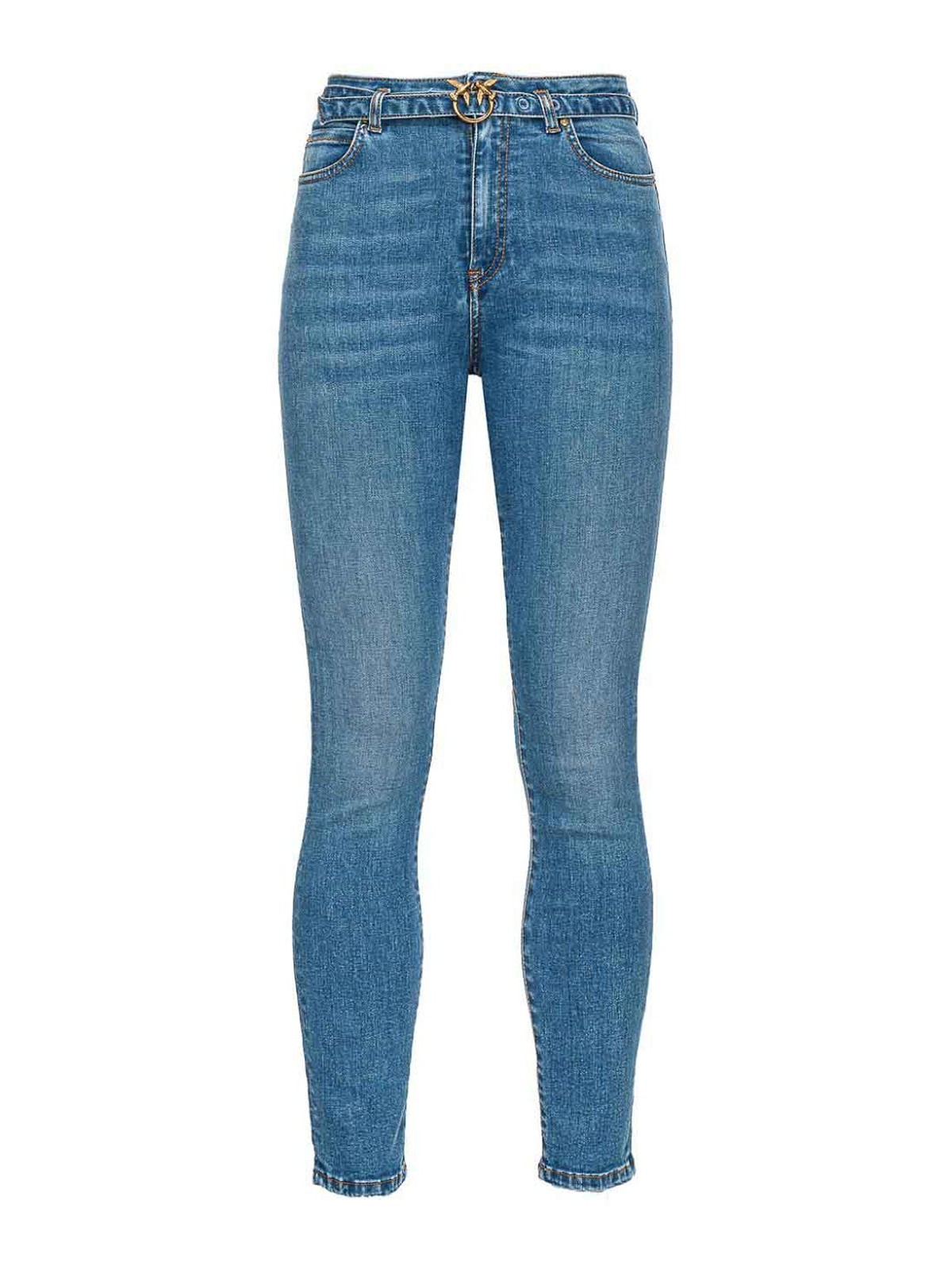 Shop Pinko Susan Skinny Jeans In Blue