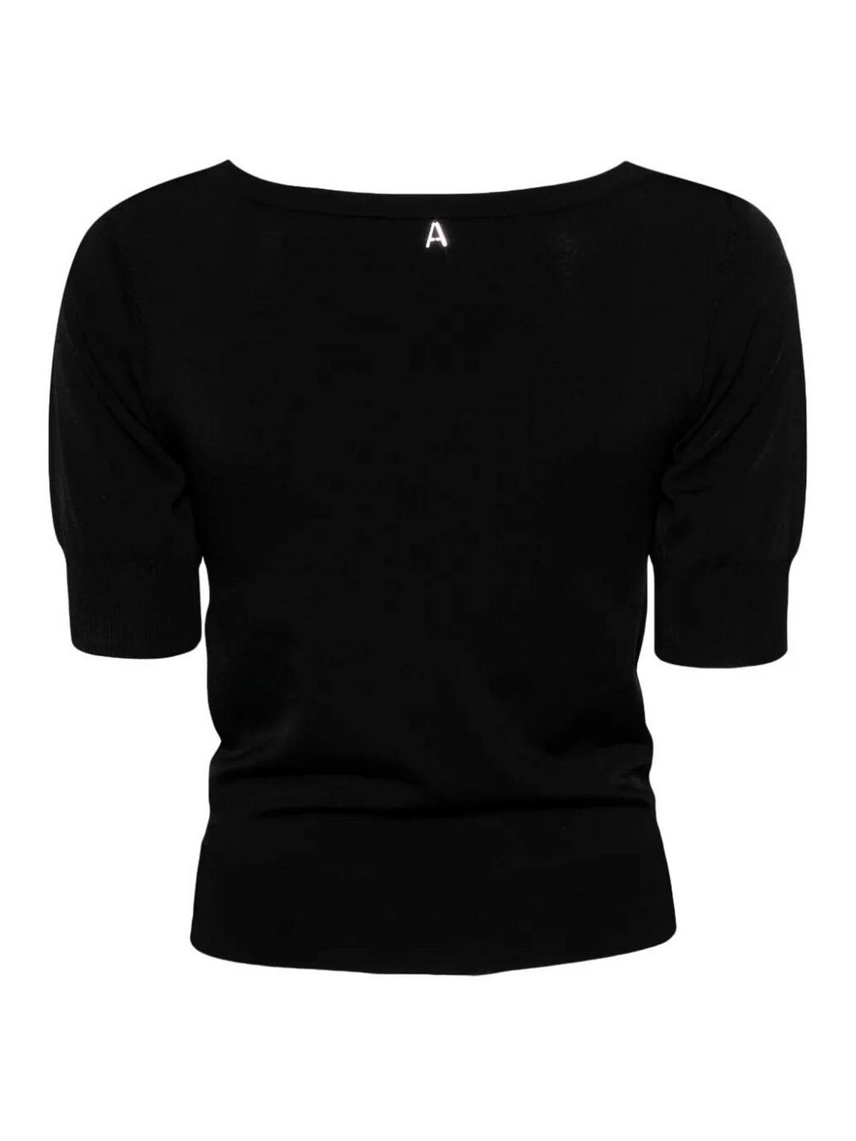 Shop Twinset Actitude Knit Top In Black