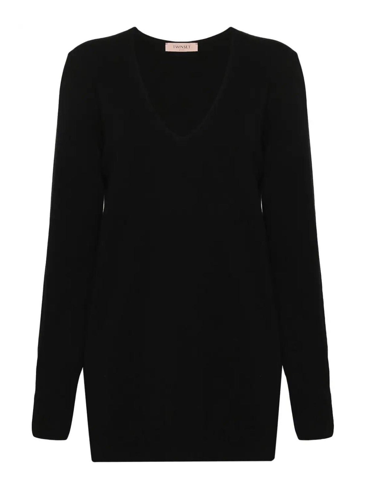 Shop Twinset Suéter Cuello Redondo - Negro In Black
