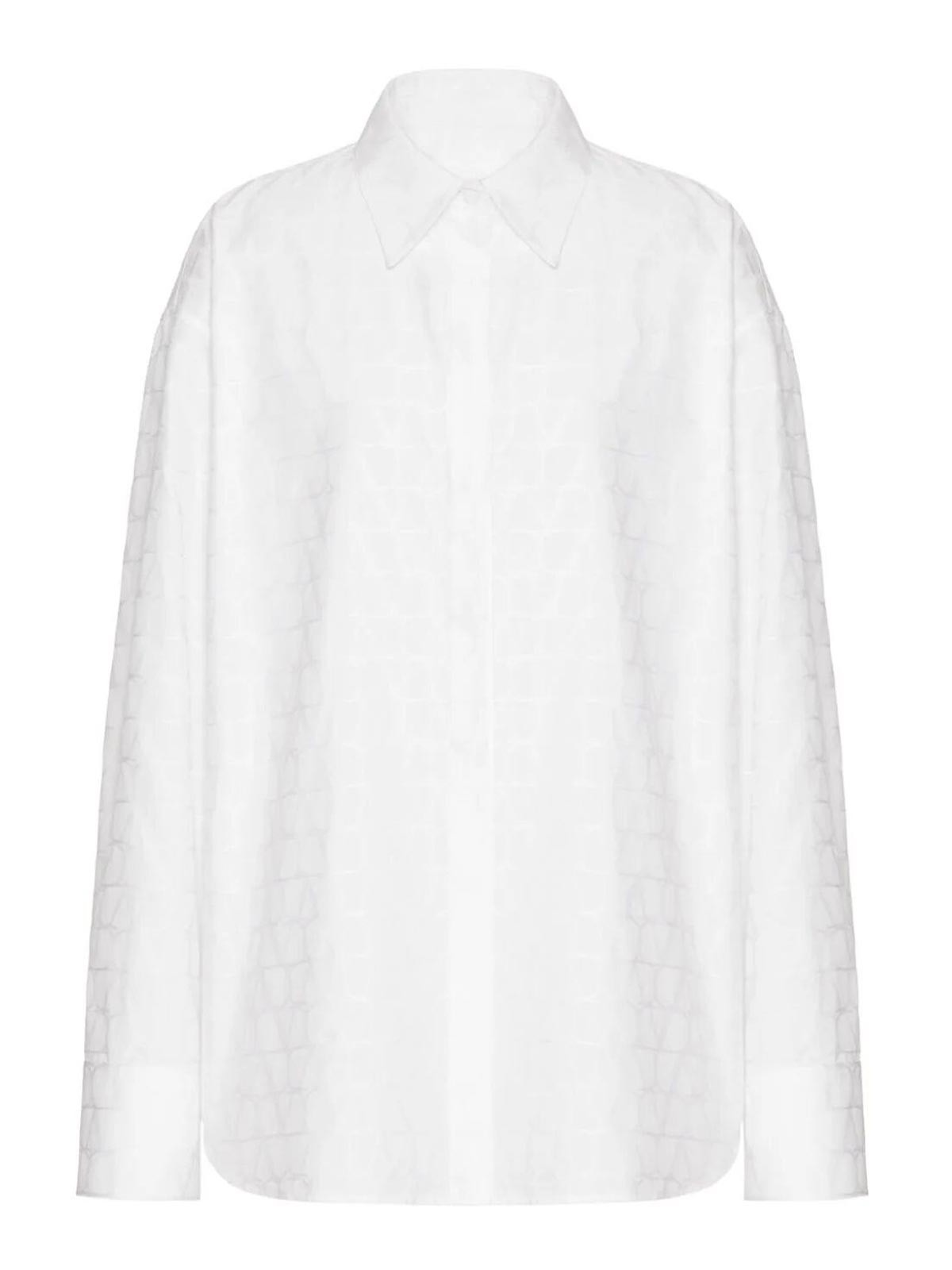 Shop Valentino Camisa - Blanco