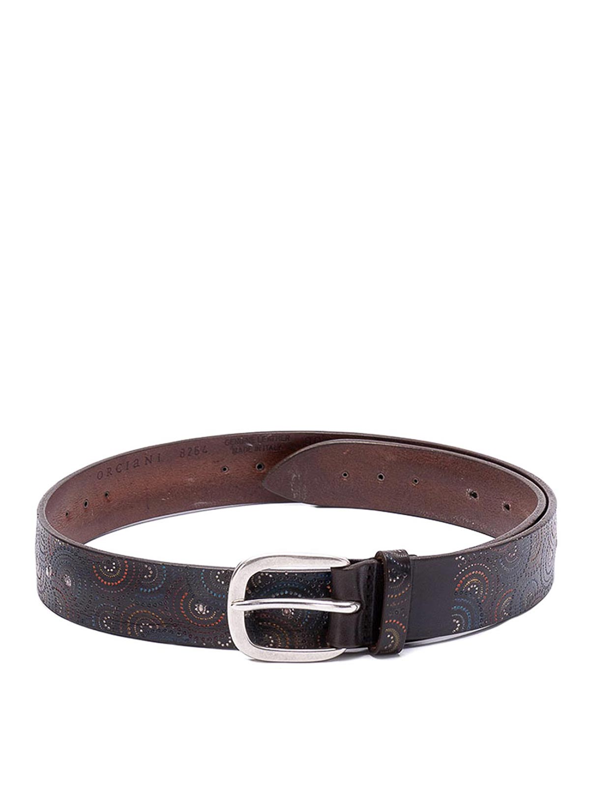 Shop Orciani Spiral Sports Belt In Beis