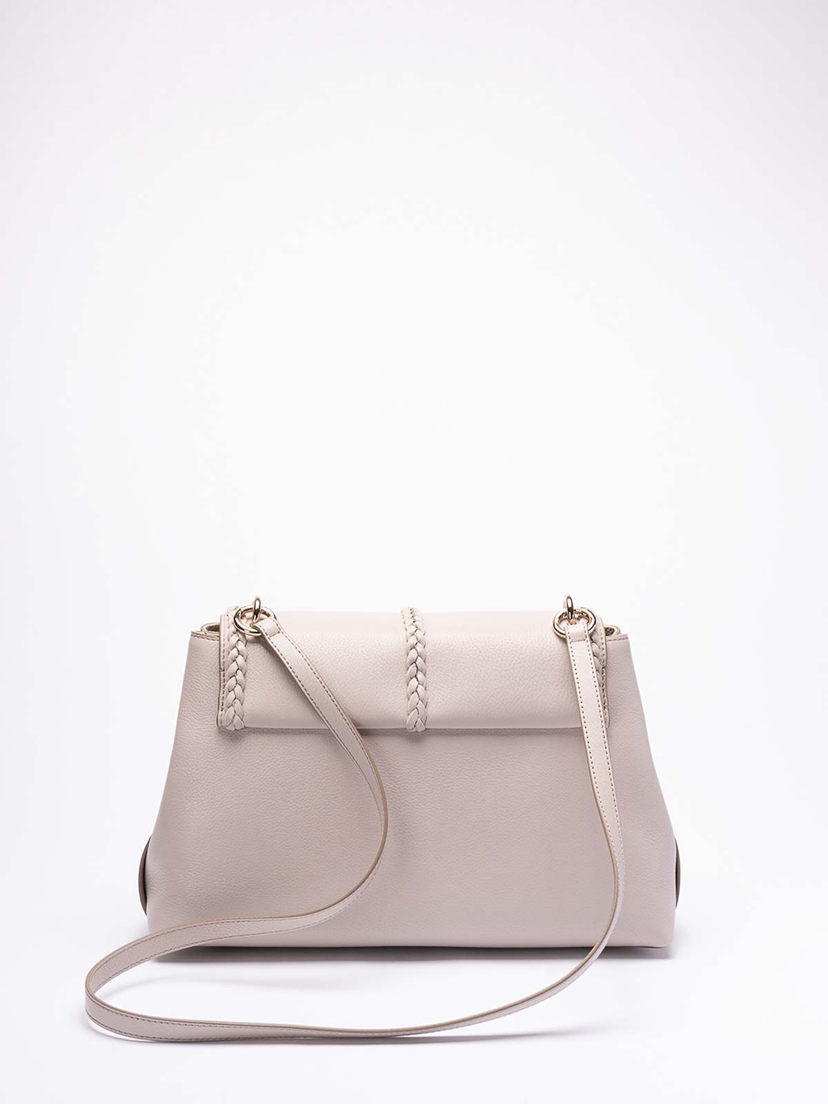 Shop Chloé Penelope Medium Shoulder Bag In Gris