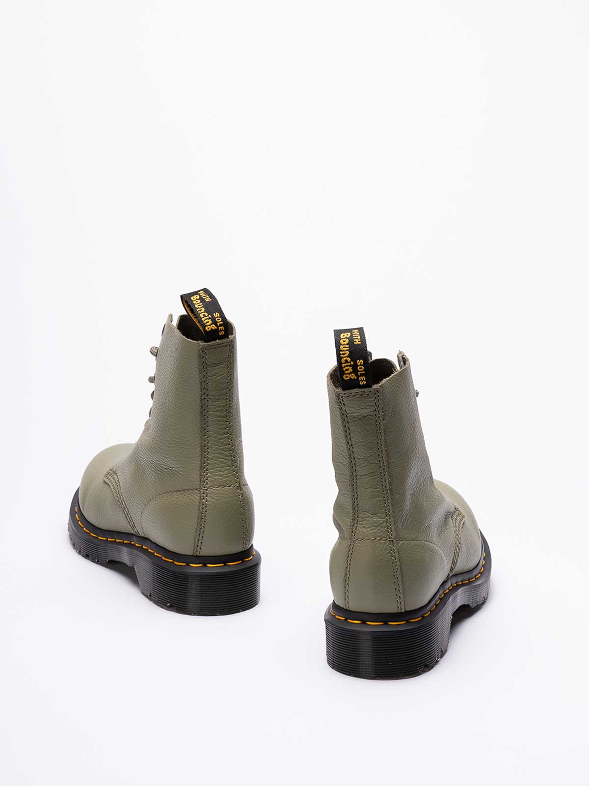 Shop Dr. Martens' 1460 Pascal Boots In Verde Oscuro