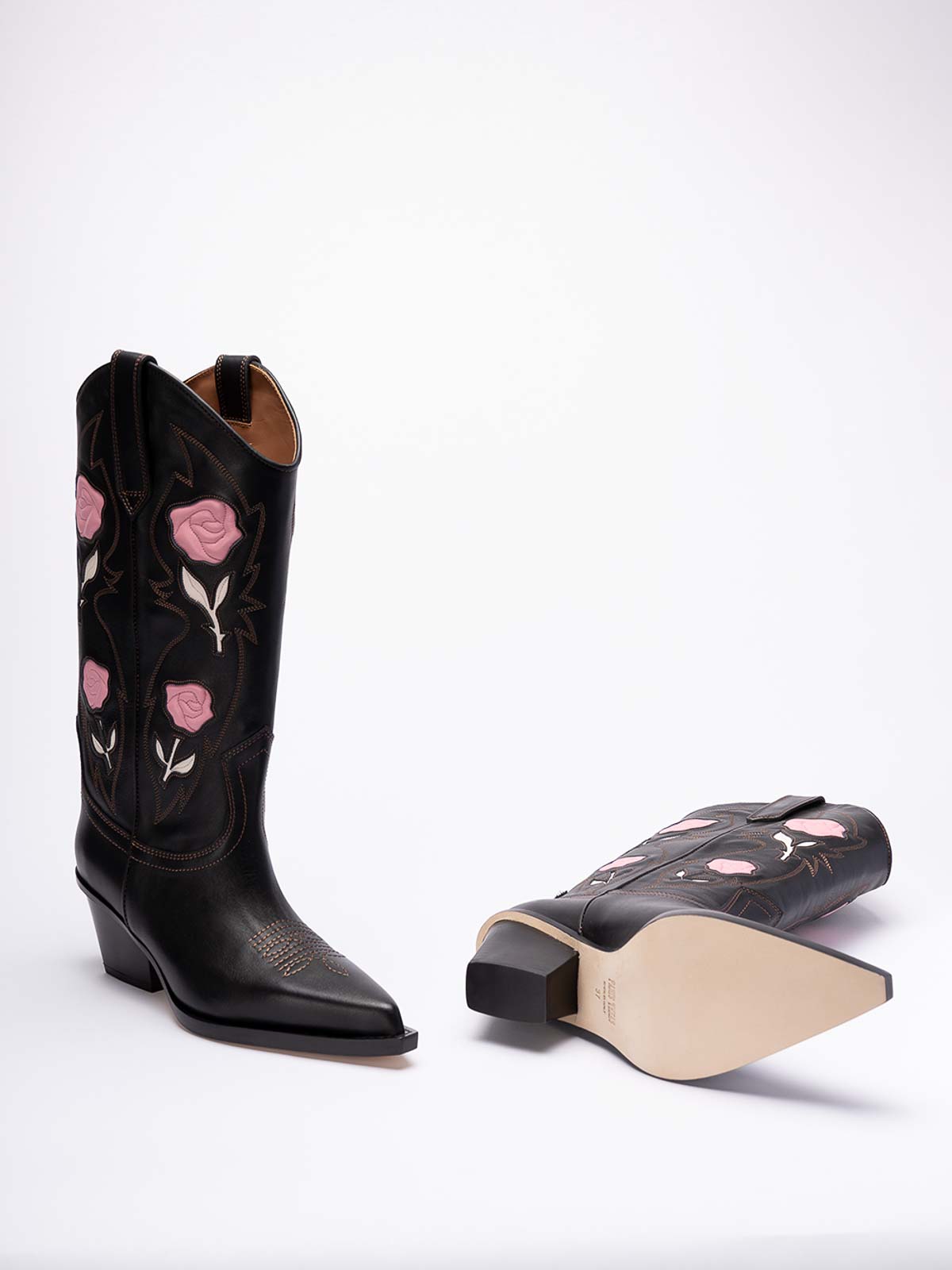 Shop Paris Texas Rosalia Boots In Negro