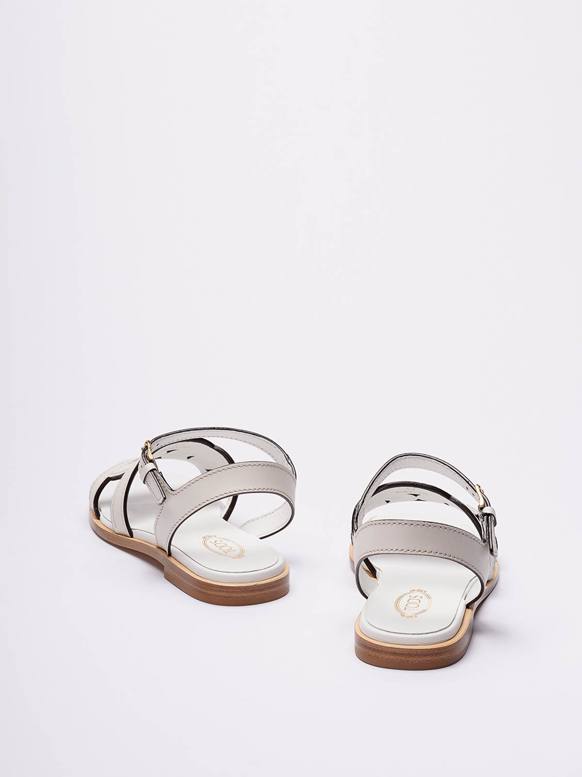 Shop Tod's Sandals In Blanco