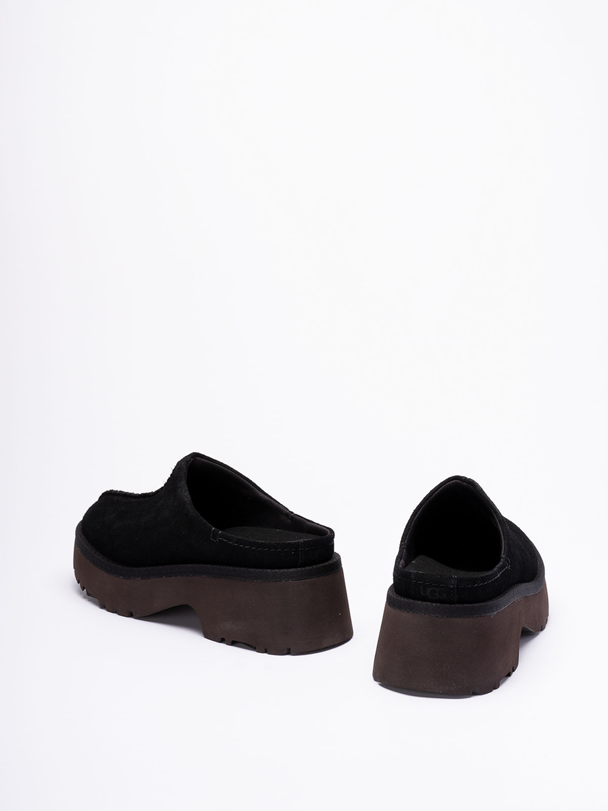 Shop Ugg New Heights Mules In Black