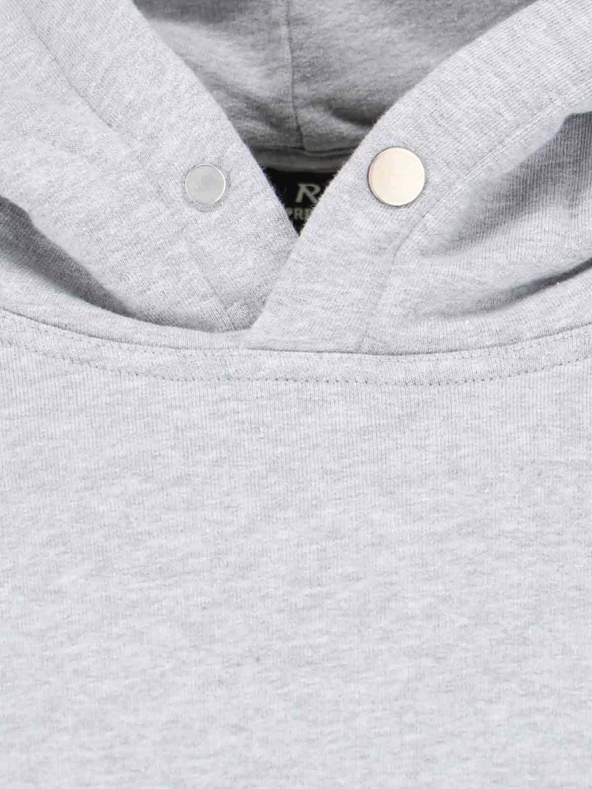 Shop Represent Logo Hooded Sweatshirt In Grey