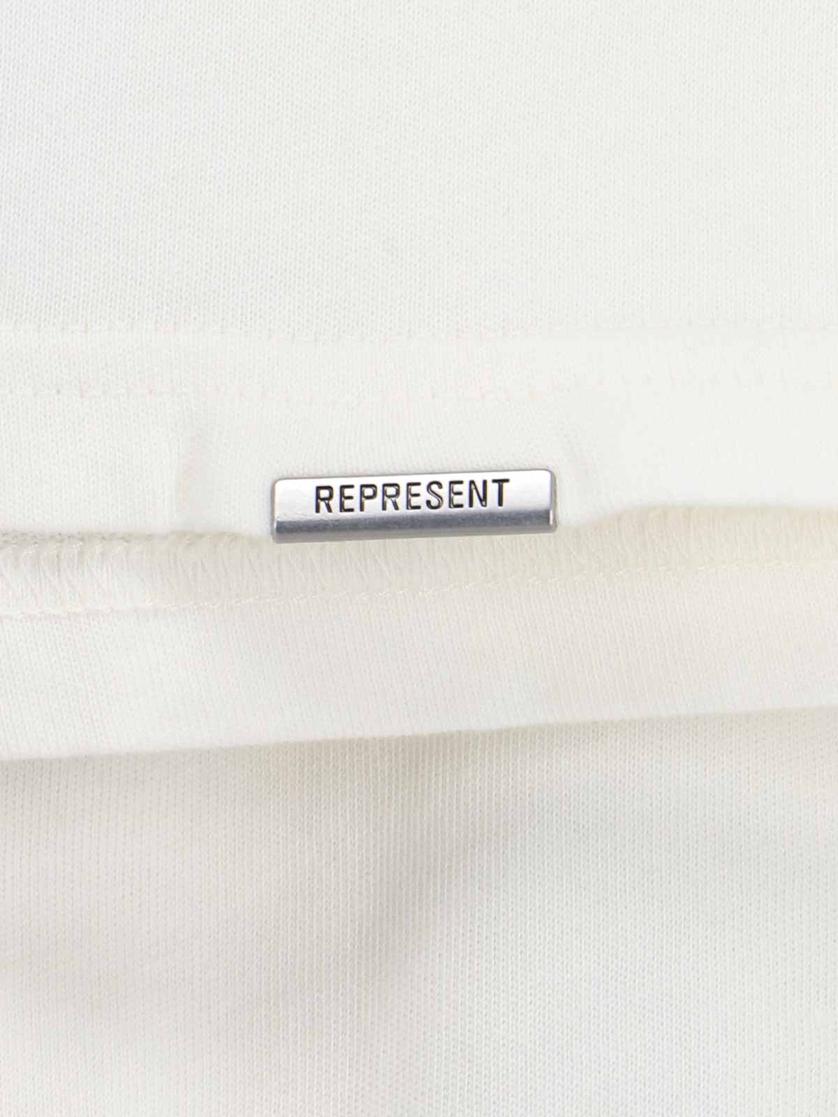 Shop Represent Retro Print T-shirt In White