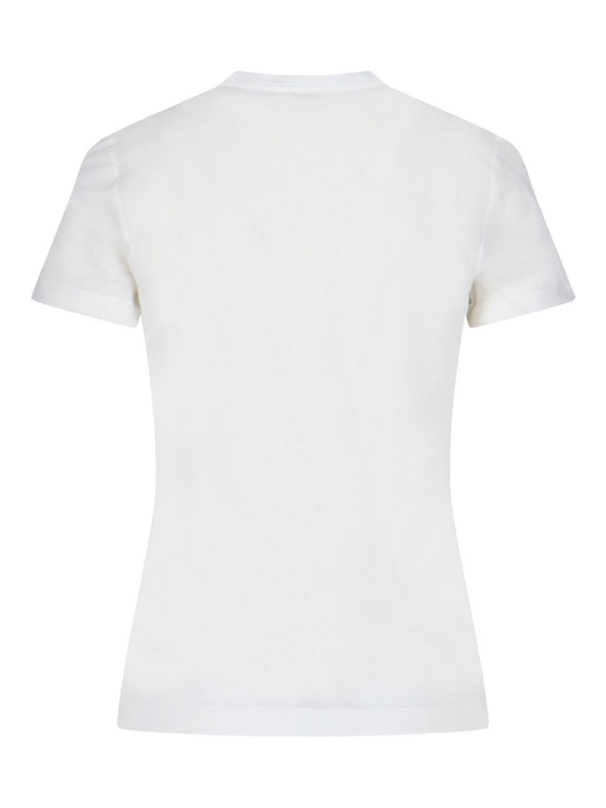 Shop Zanone T-shirt Basic In White