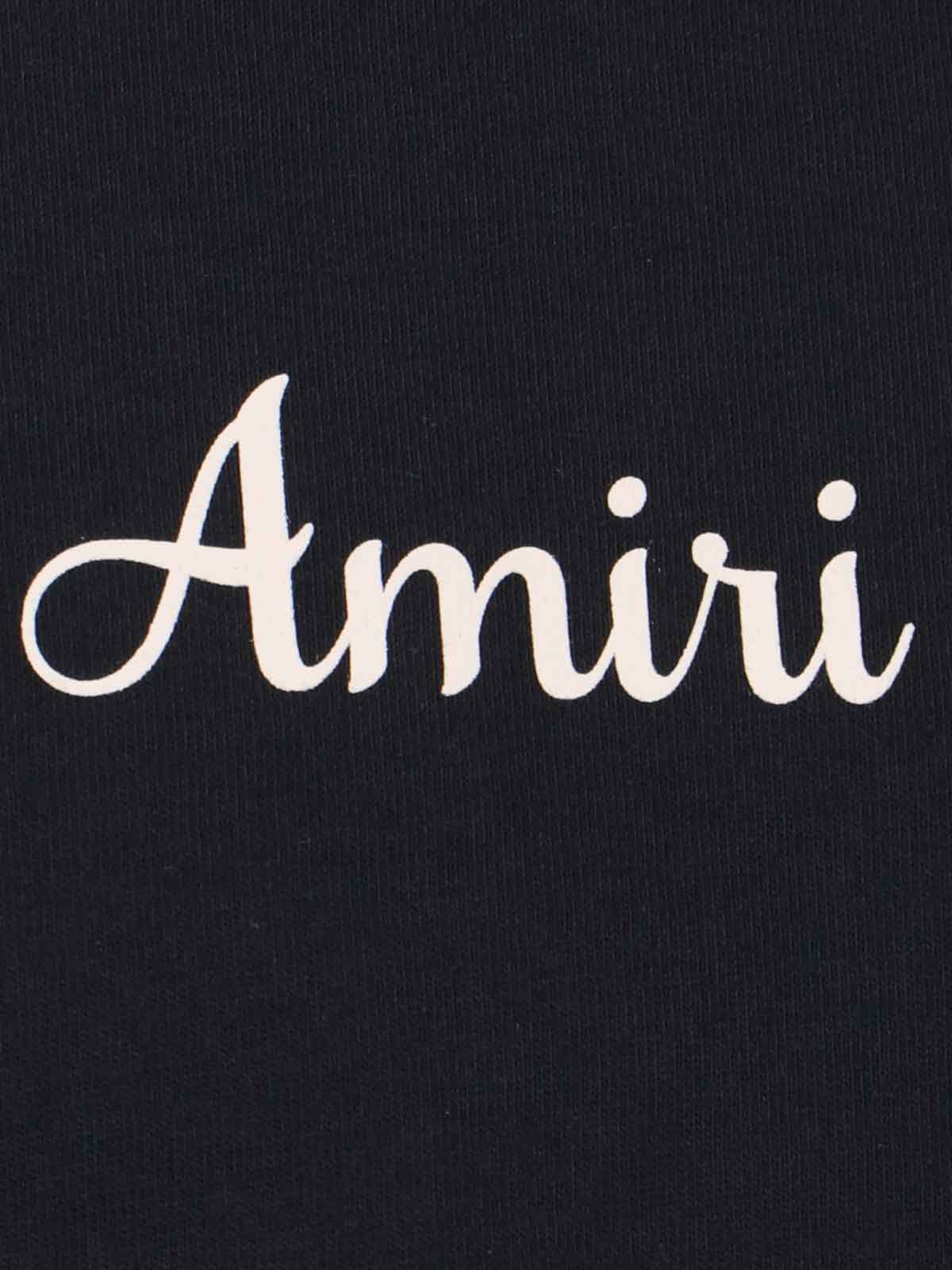 Shop Amiri Retro Print T-shirt In Black
