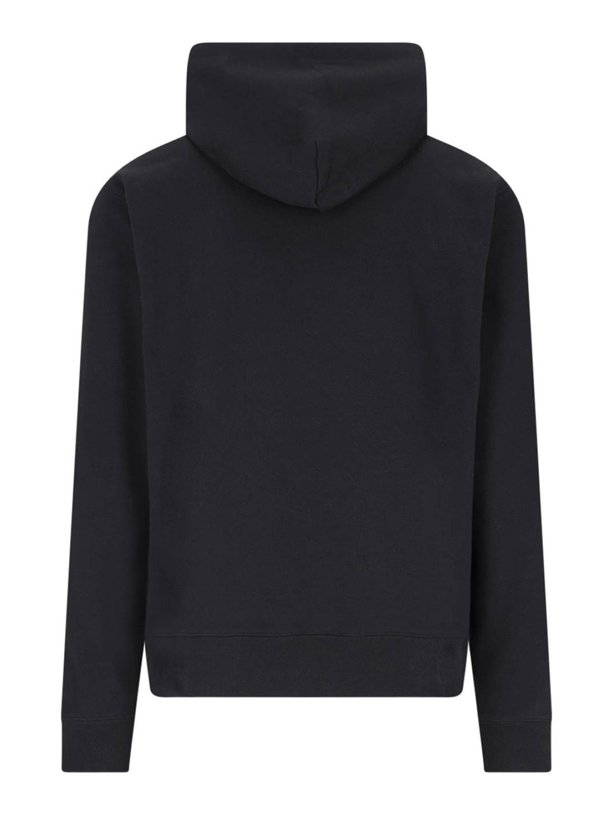 Shop Billionaire Print Hooded Sweatshirt In Black