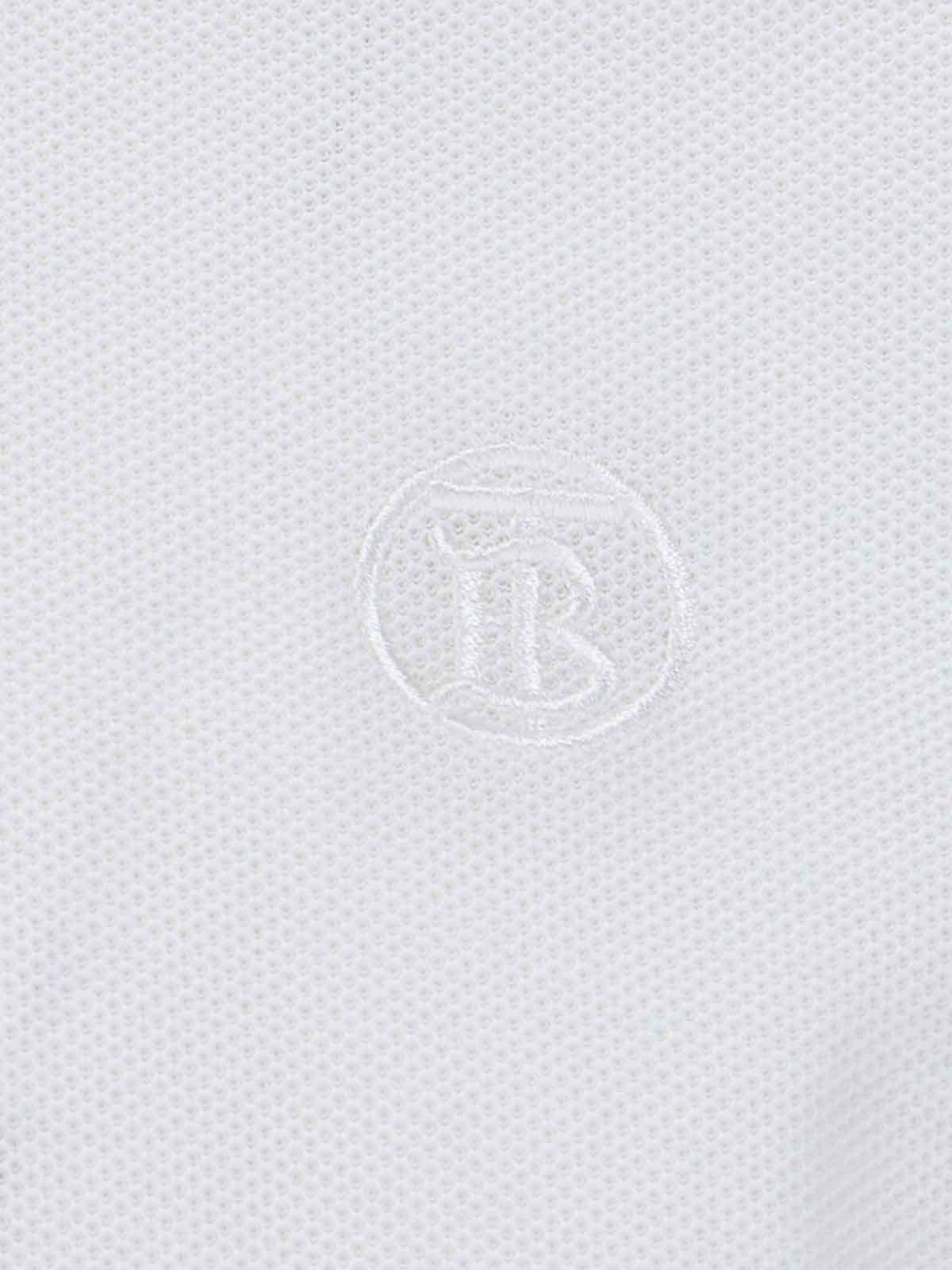 Shop Burberry Polo - Blanco In White
